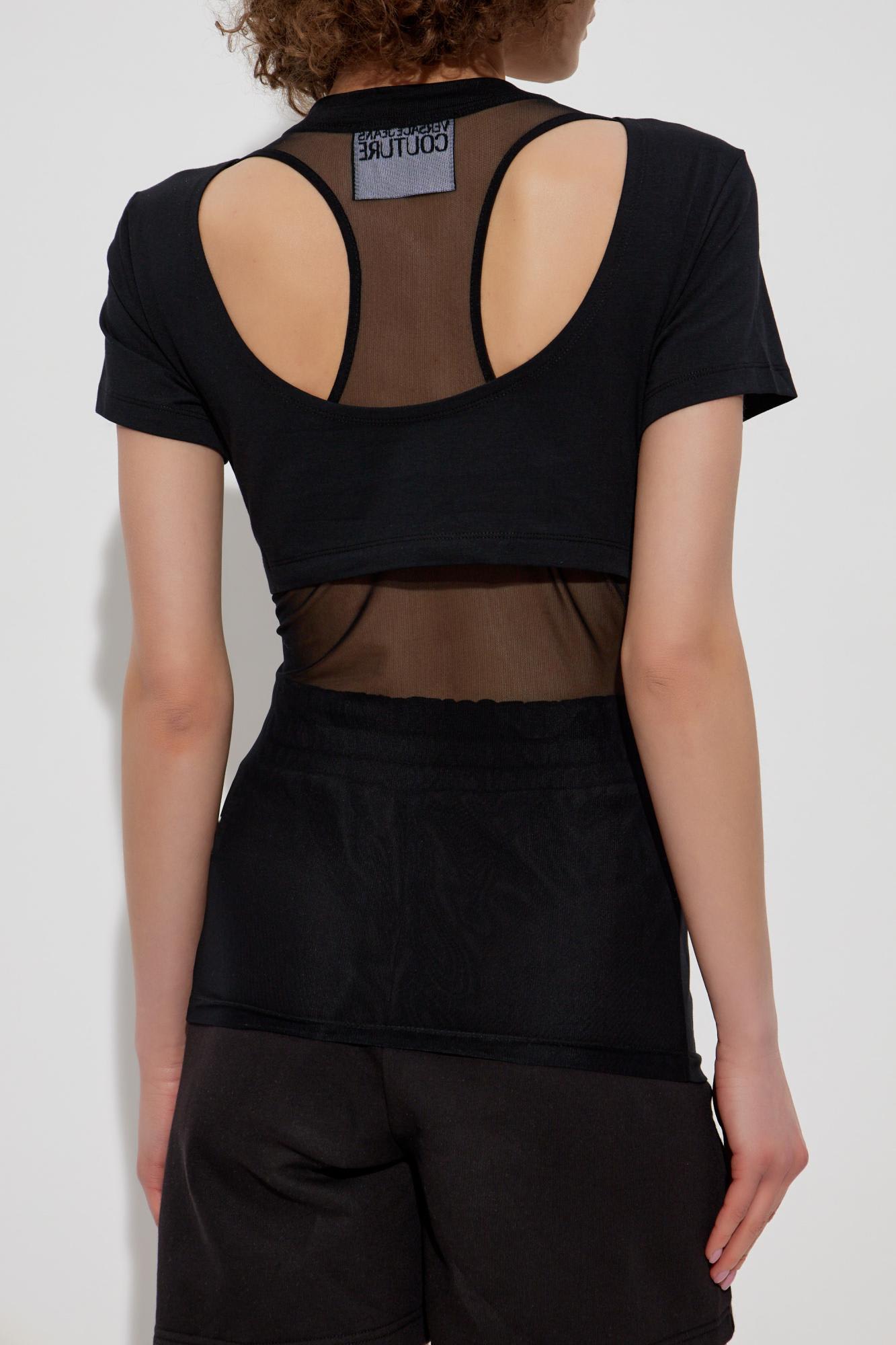Shop Versace Jeans Couture T-shirt In Black