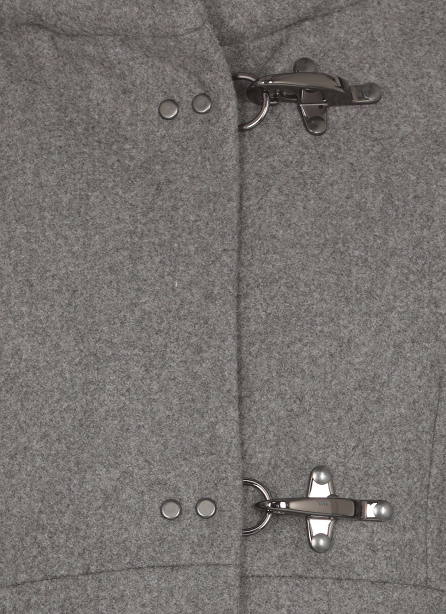 Fay Romantic Lined Coat In Grey