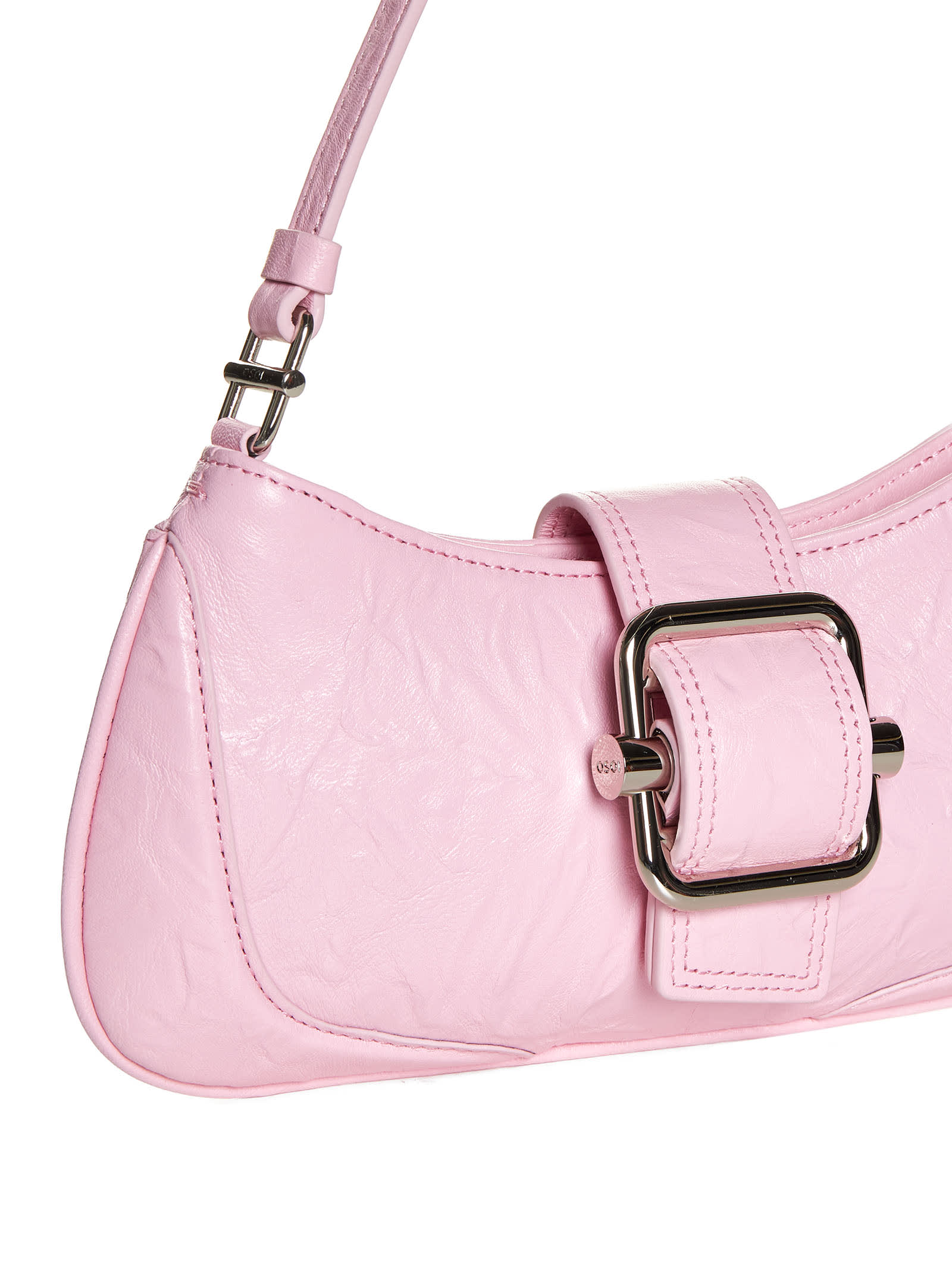 Shop Osoi Shoulder Bag In Crinkle Pink