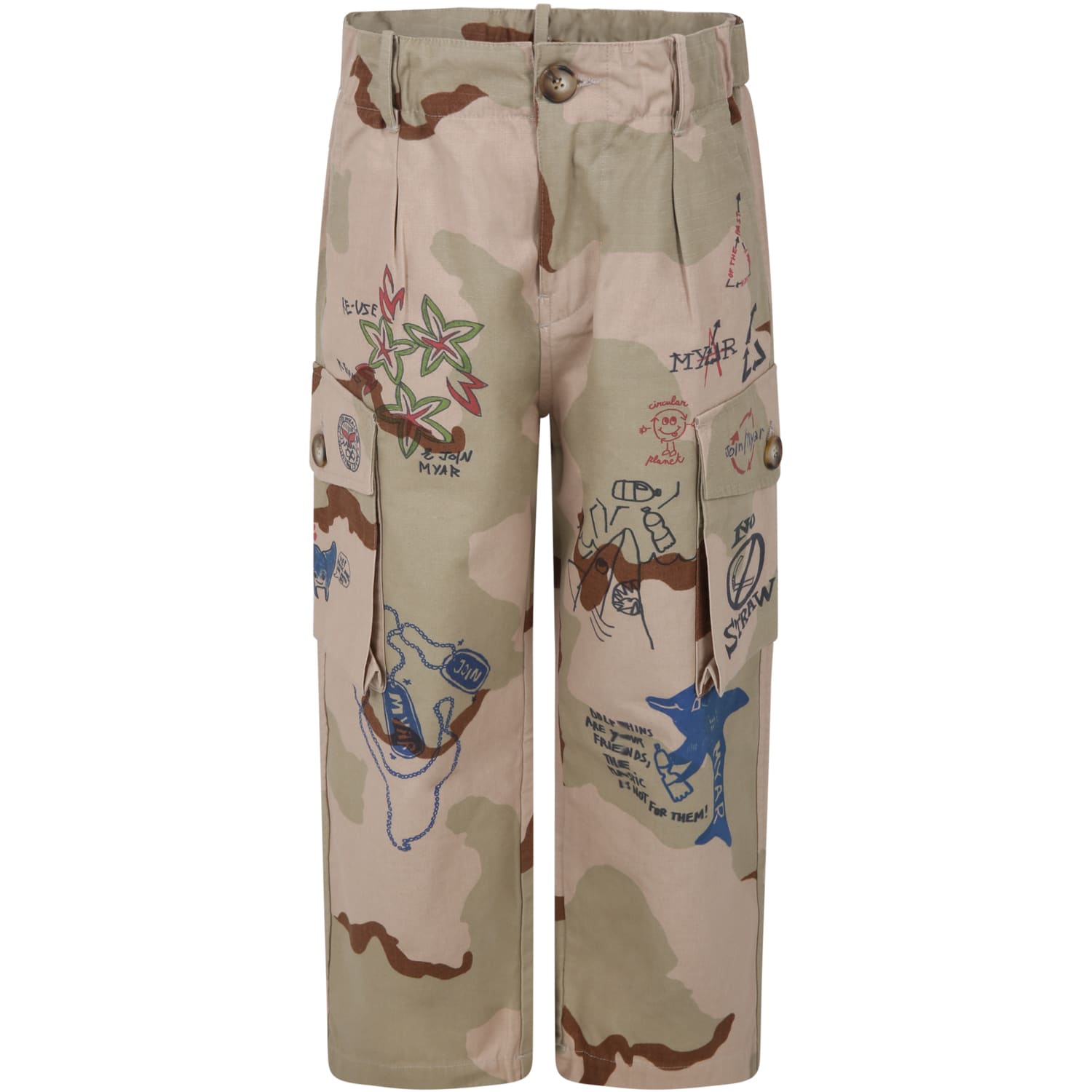 MYAR Multicolor Trouser For Boy With Prints