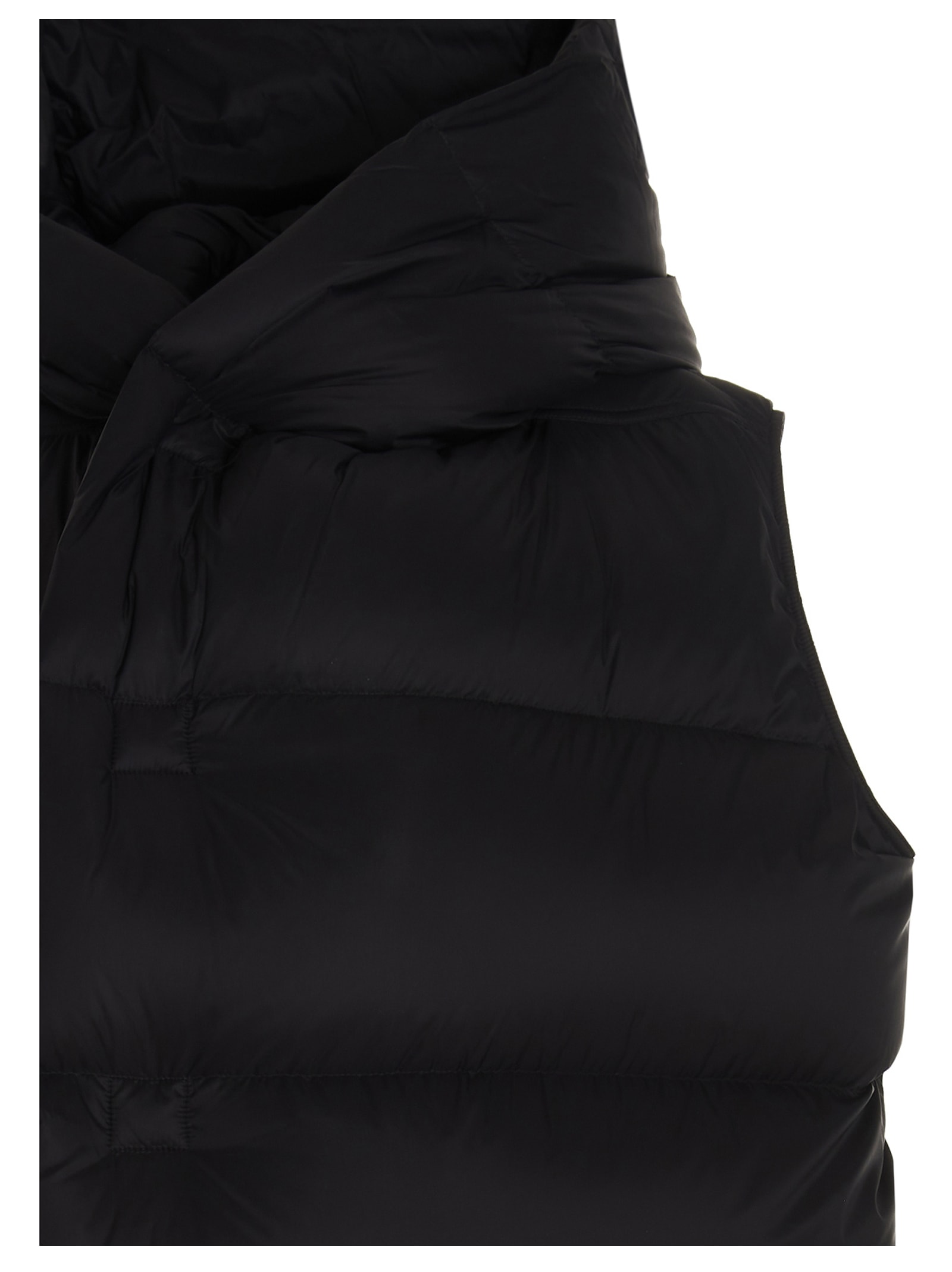Shop Rick Owens Hooder Liner Vest In Black