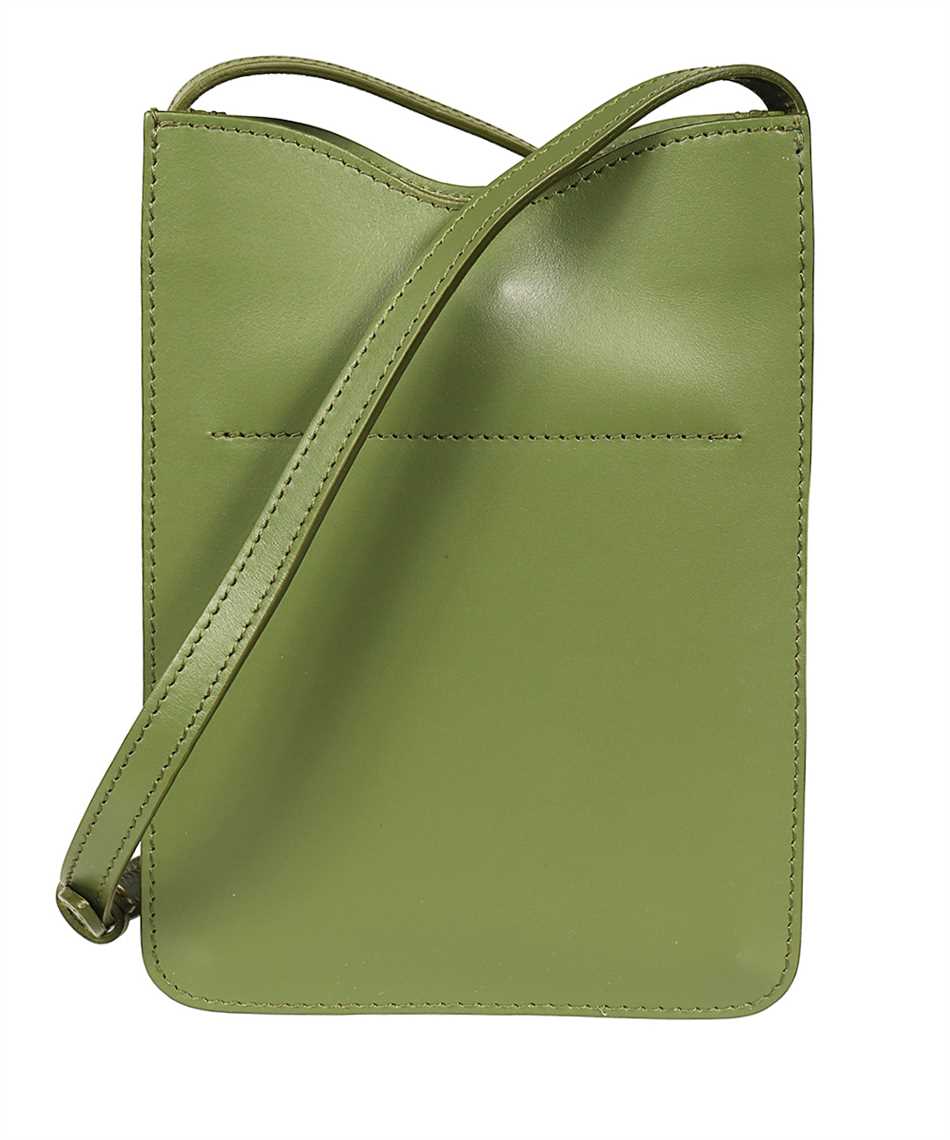 Il Bisonte Leather Crossbody Bag In Green