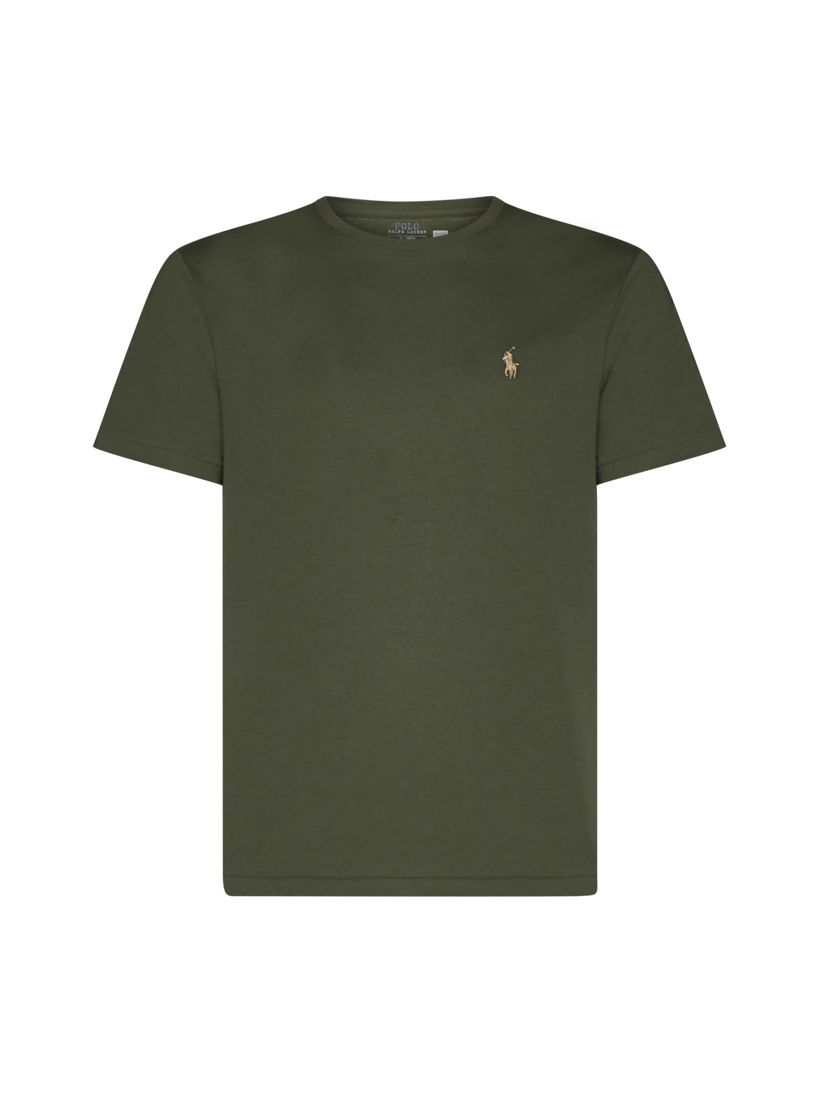 Shop Polo Ralph Lauren T-shirt In Dark Sage C8538