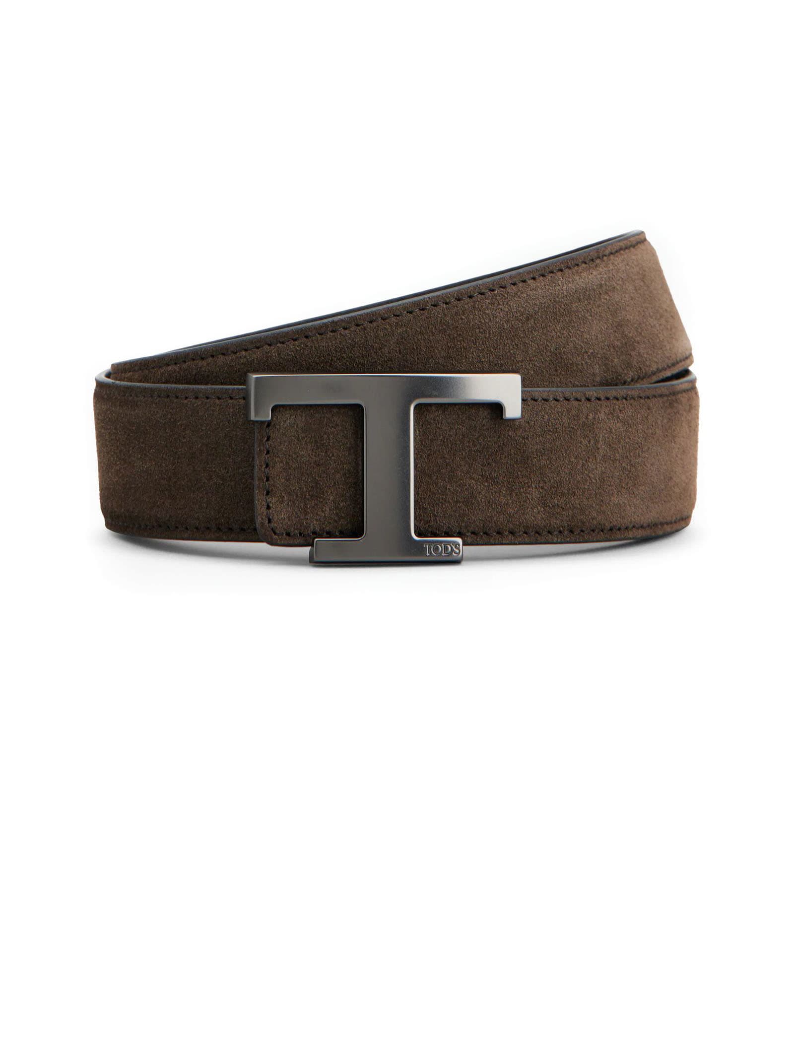 Tod's T Timeless Reversible Leather Belt