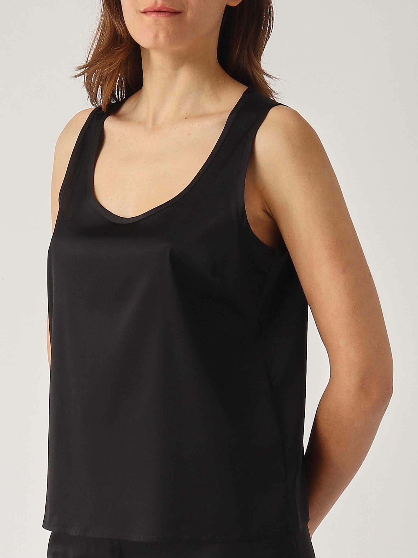 Gran Sasso Canotta Basico Top-wear In Black