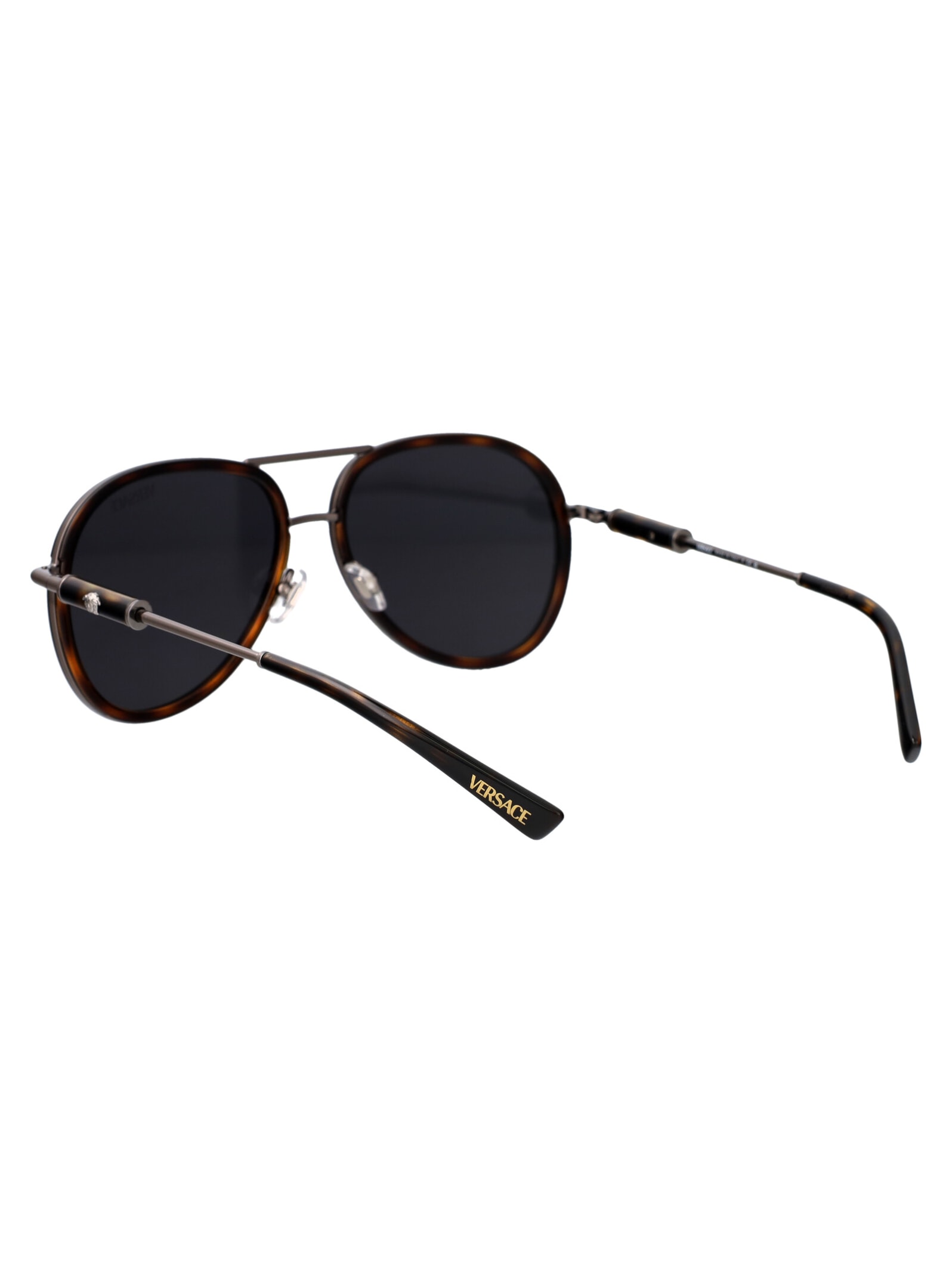 Shop Versace 0ve2260 Sunglasses In 100187 Havana