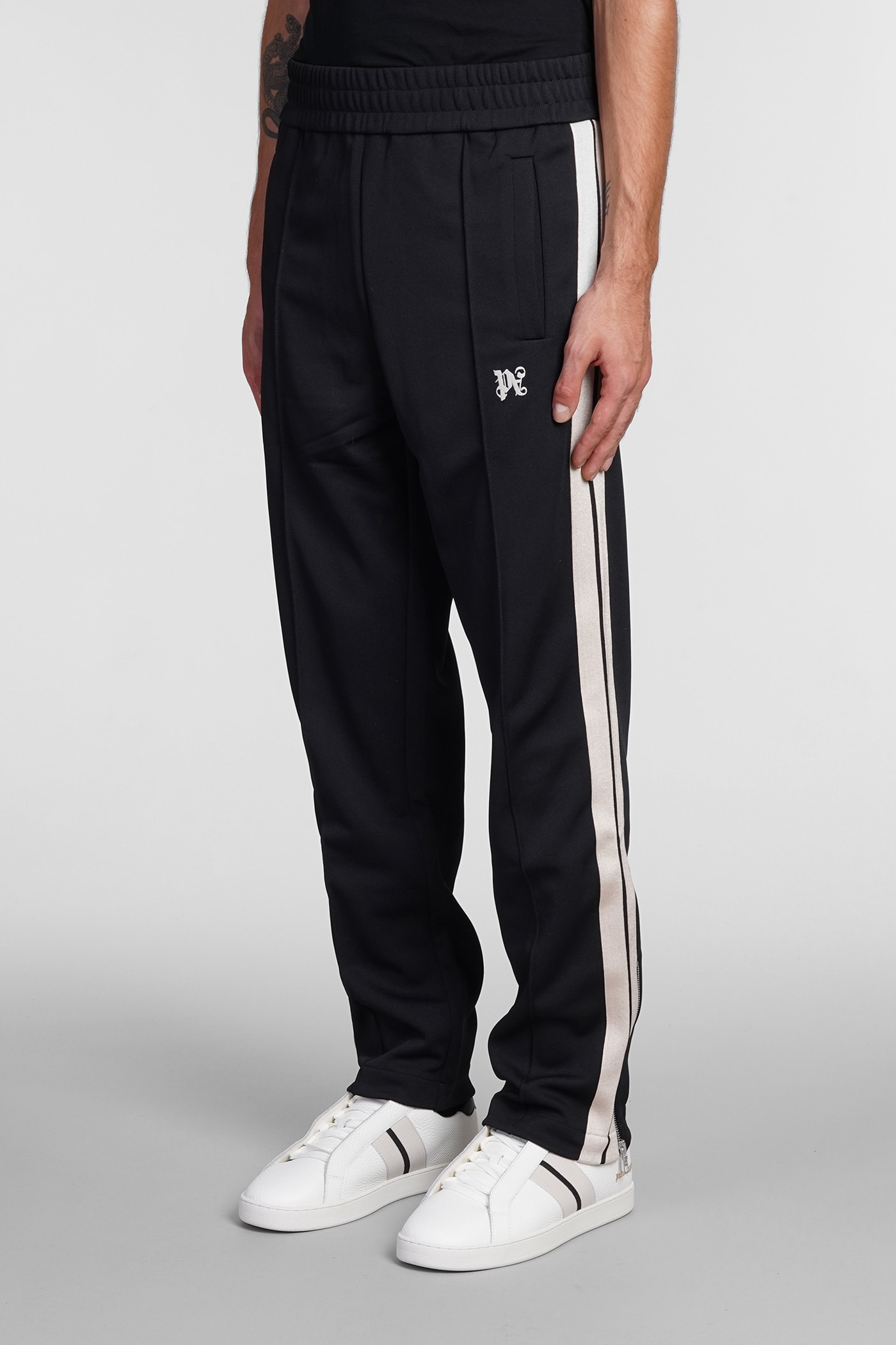 Nylon Monogram Parachute Trousers Grey