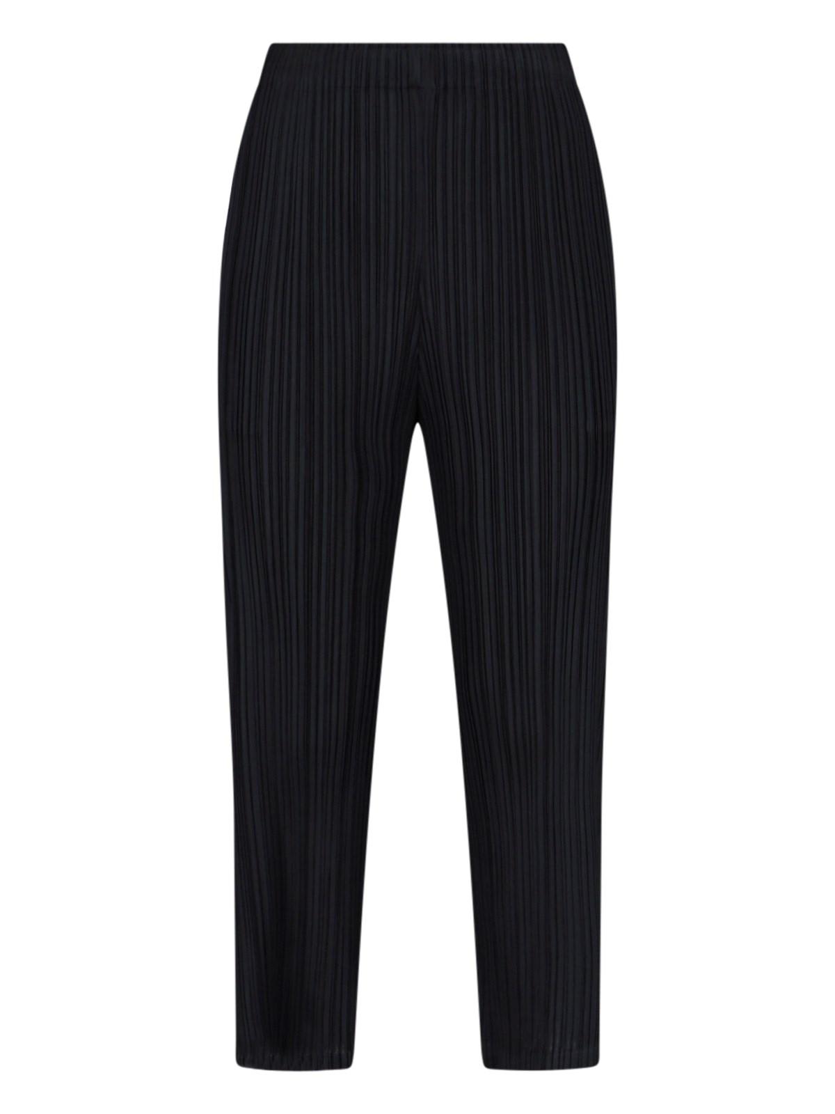 Shop Issey Miyake February Trousers In Black