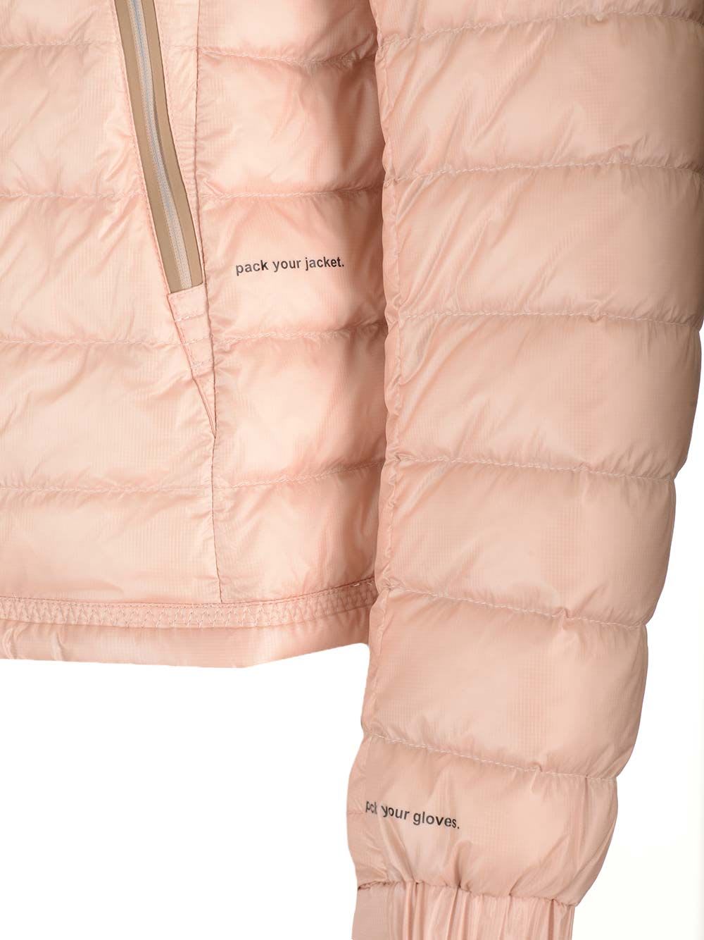 Shop Moncler Walibi Slim Fit Down Jacket In Rose