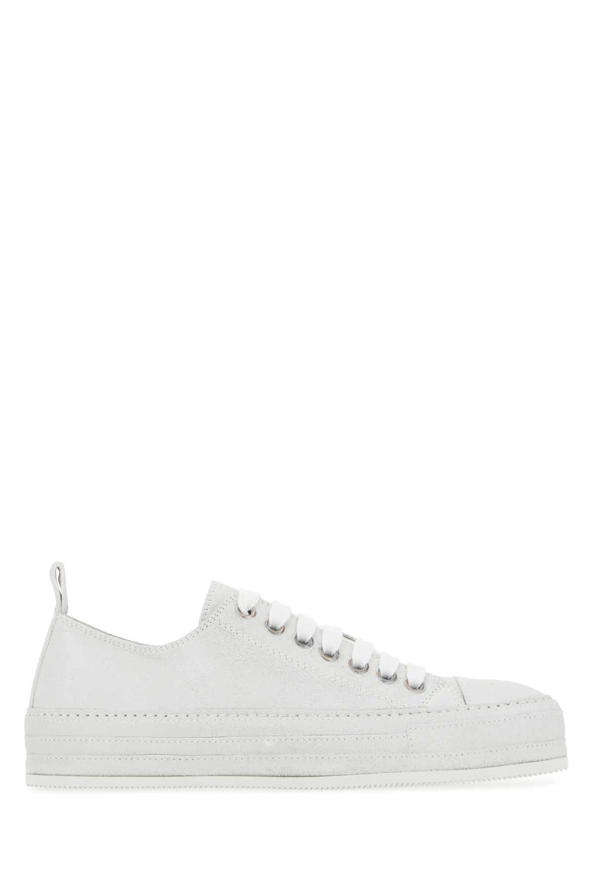 Shop Ann Demeulemeester Embellished Leather Sneakers In 001