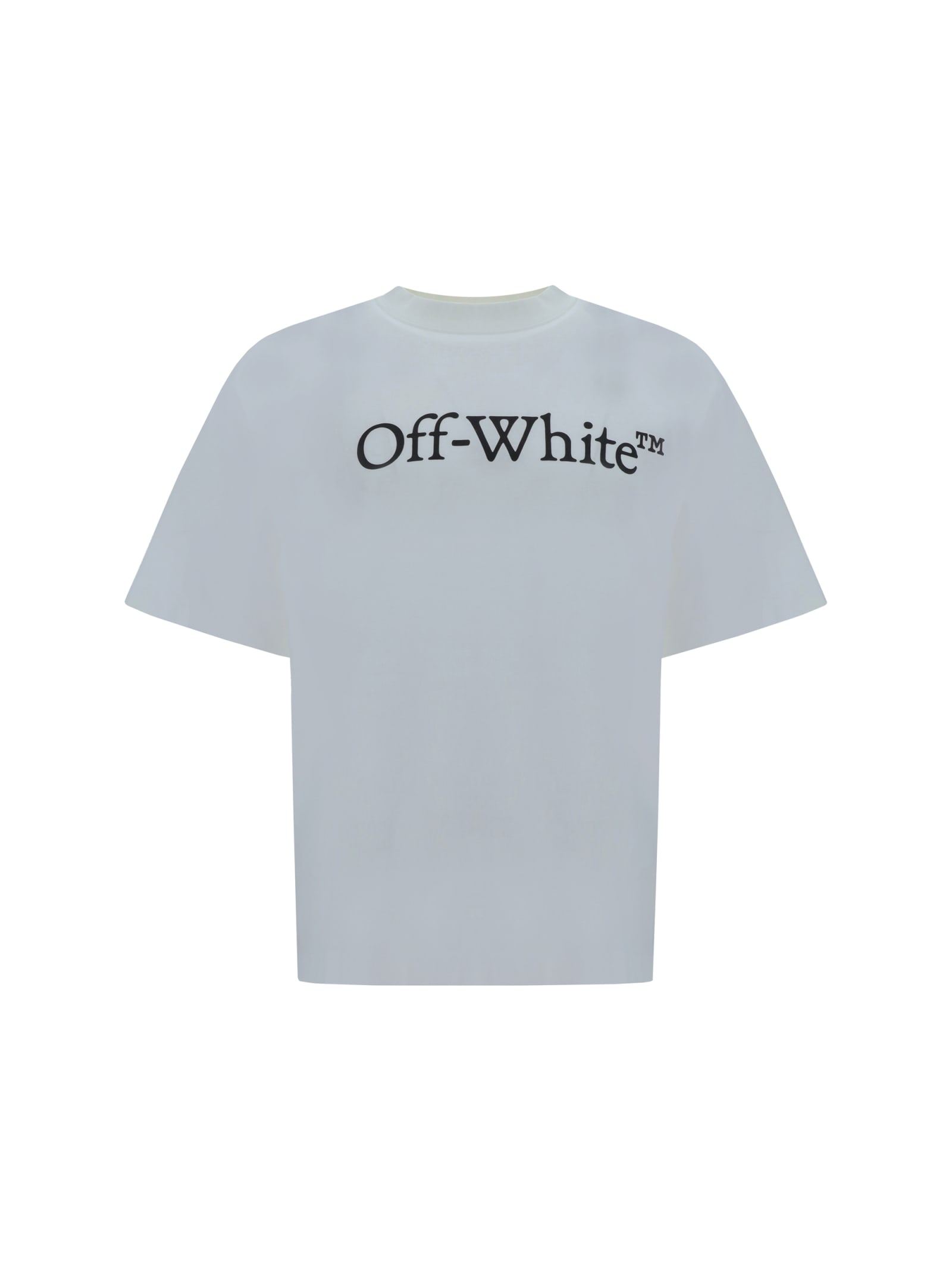 Shop Off-white Big Bookish Skate T-shirt In White Black