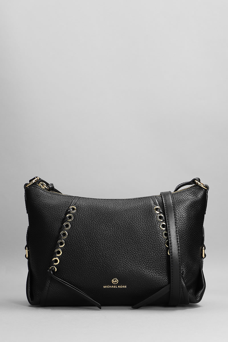 Michael Michael Kors Shoulder Bag In Black Leather | ModeSens