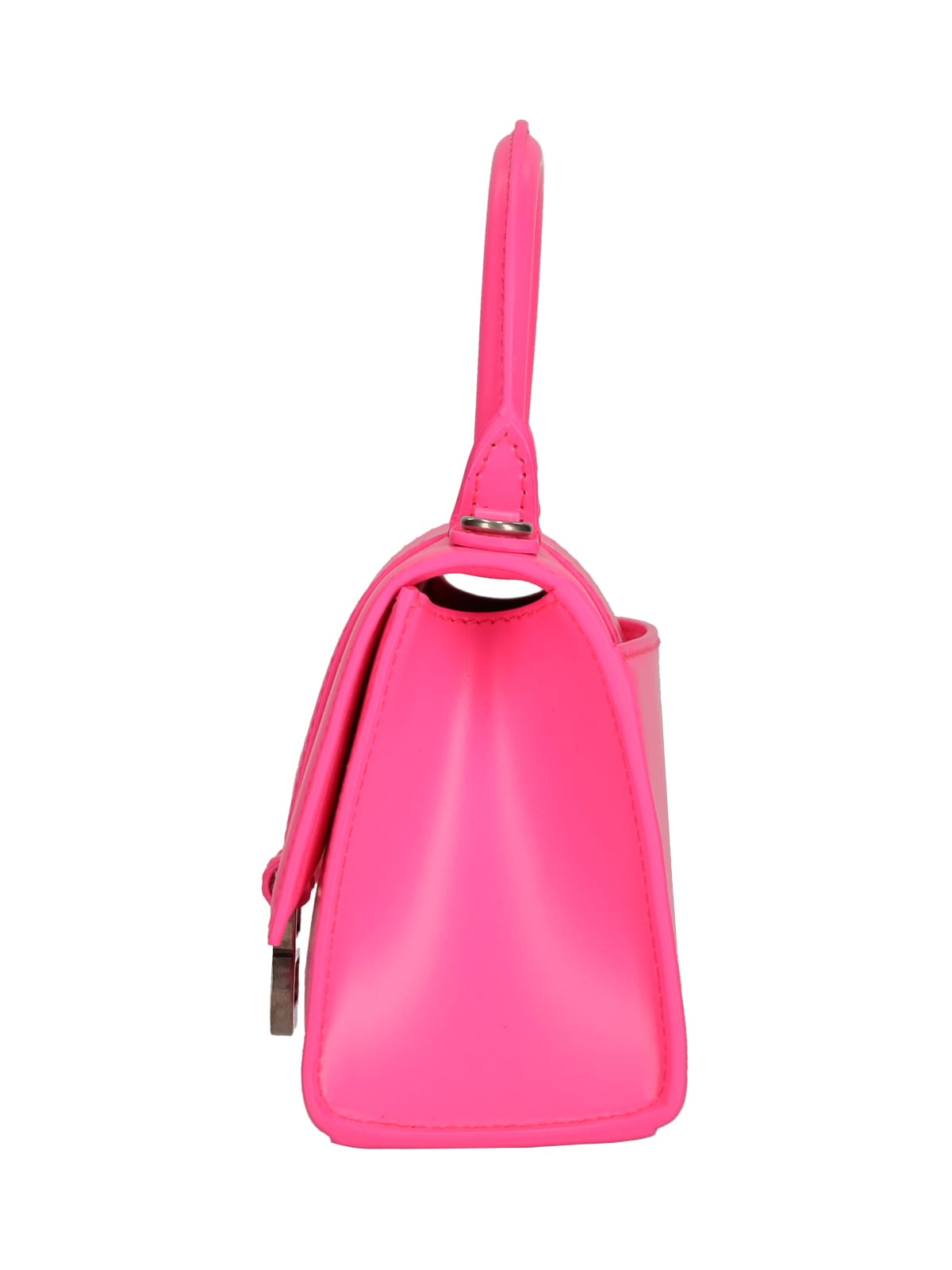 Shop Balenciaga Hourglass Xs Handbag In Fuchsia