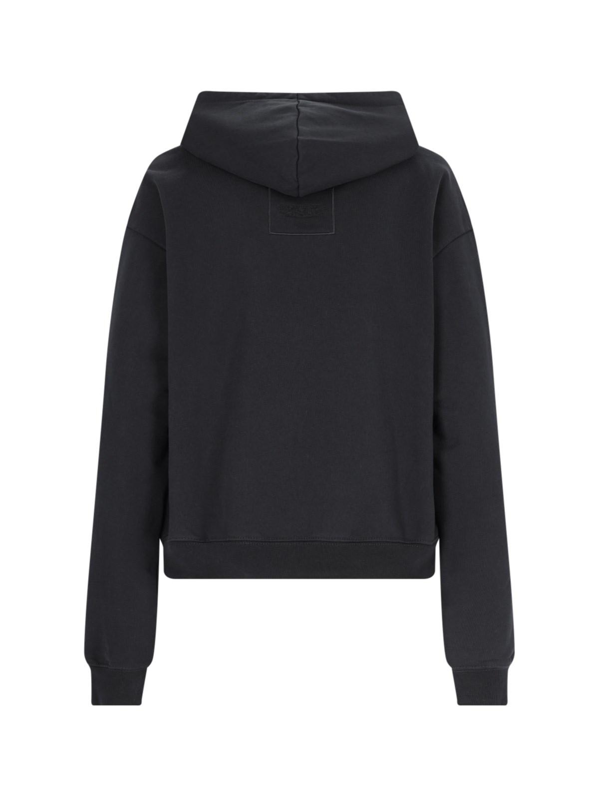 Shop Marc Jacobs The Hoodie Sweatshirt In Grey