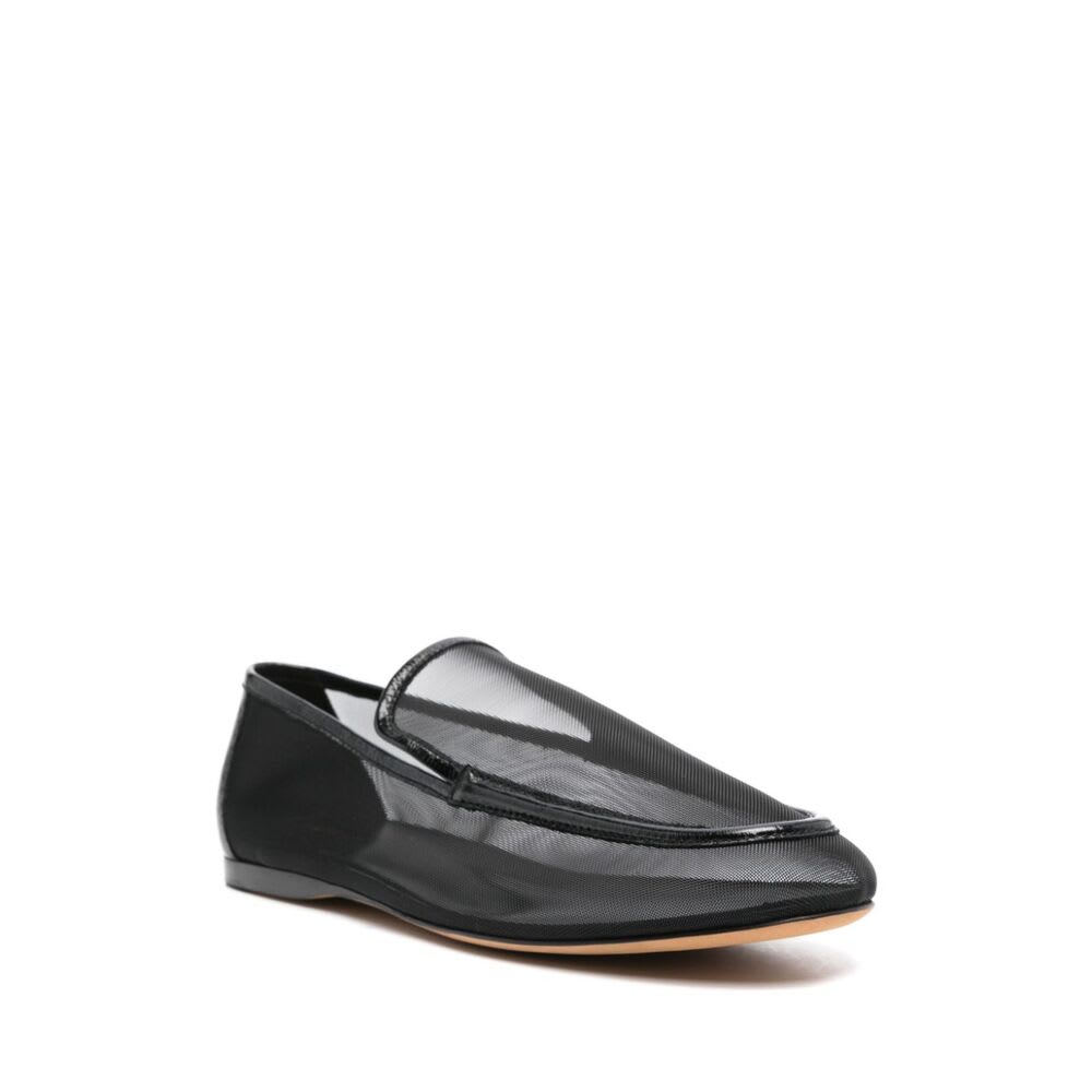 Khaite Black Alessia Loafers In Black