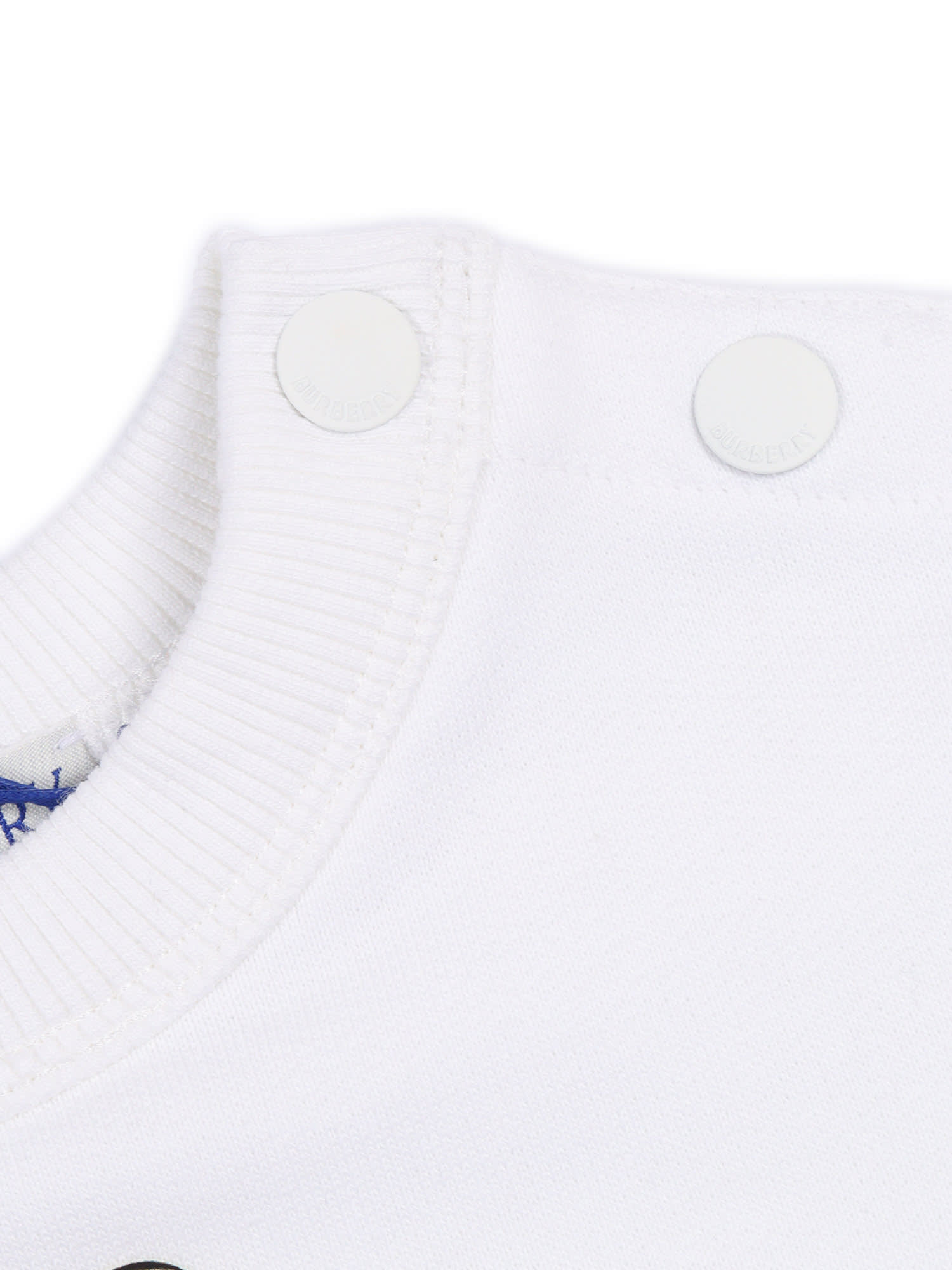 Burberry Thomas Bear Cotton Sweatshirt In White
