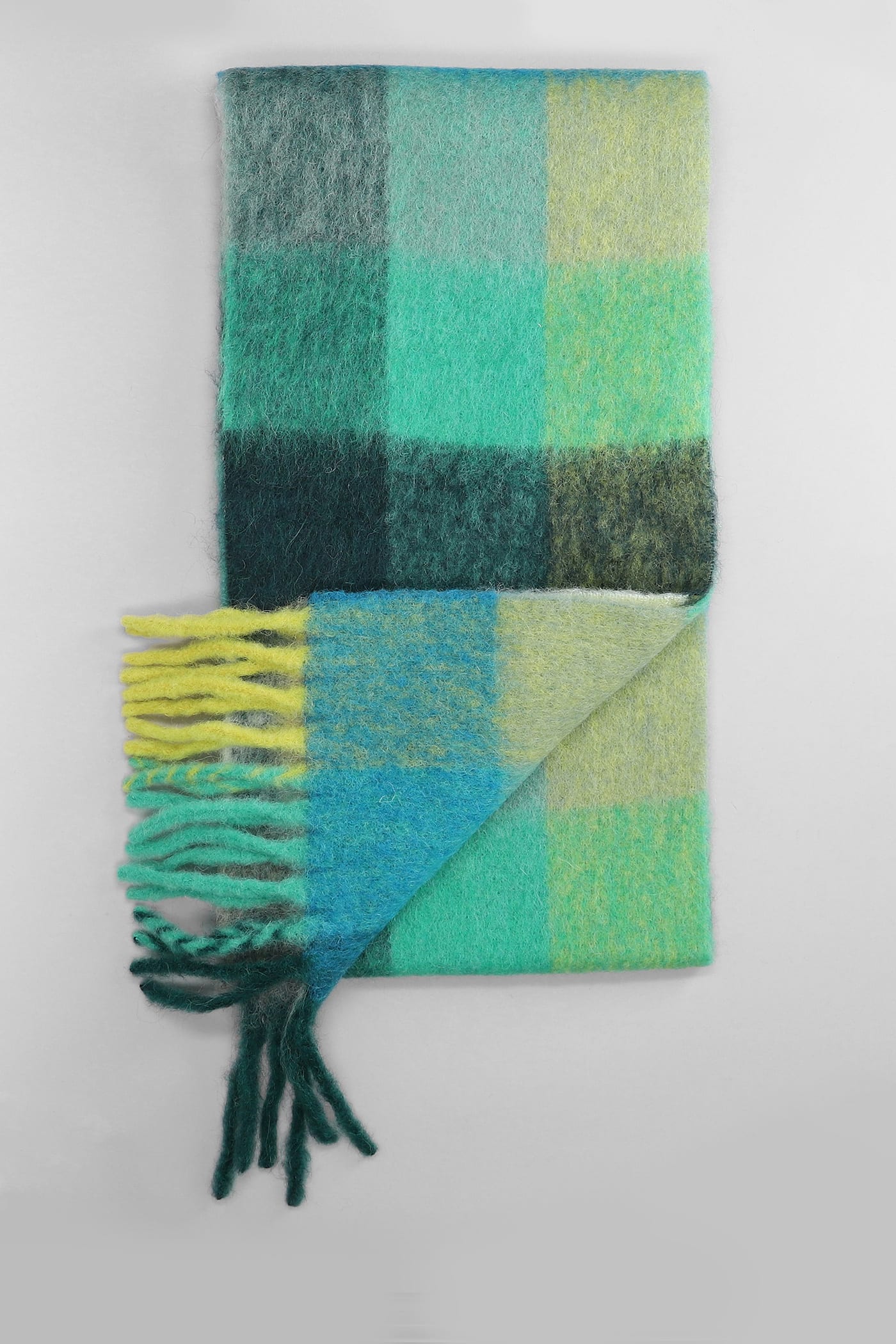 Shop Acne Studios Scarve In Multicolor Wool