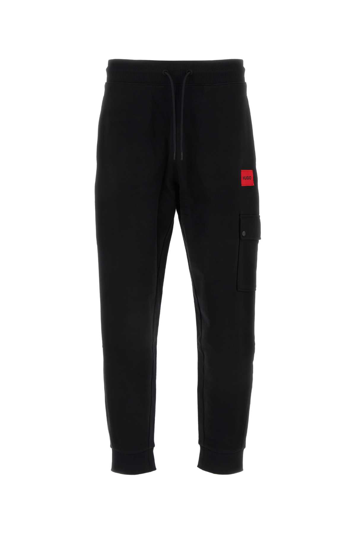 Black Cotton Joggers