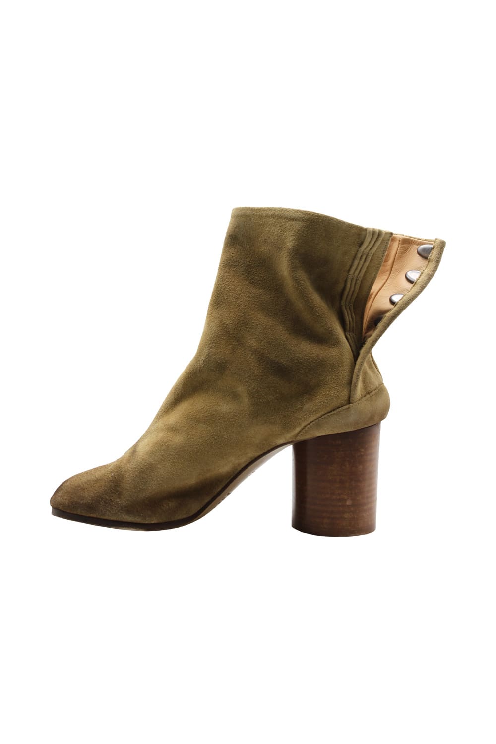 Shop Maison Margiela Tabi Boots In Suede