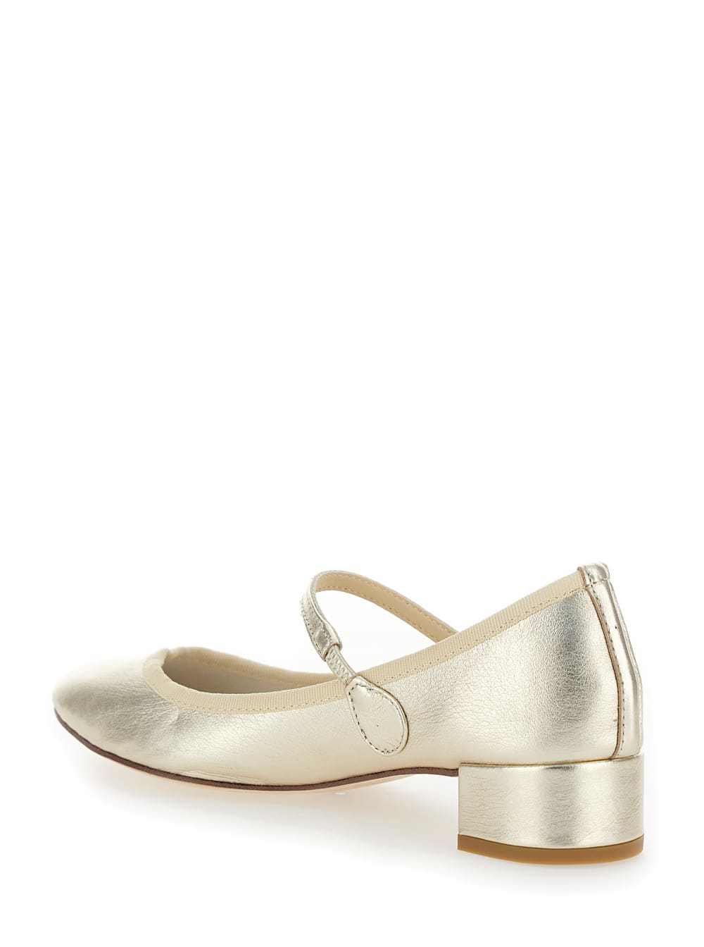 Shop Repetto Rose Maryjane In Metallic