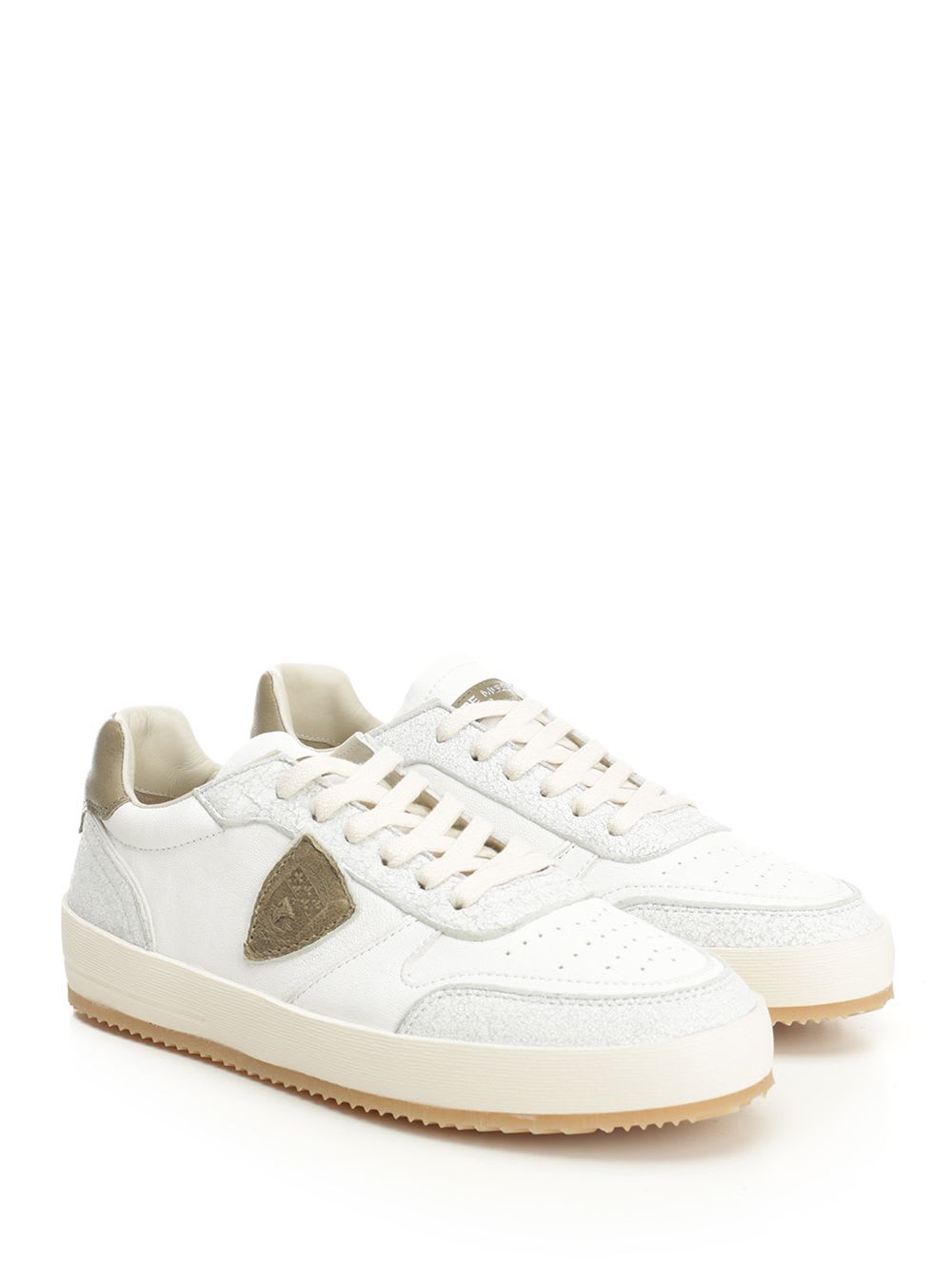 Philippe Model Nice Low Man Sneakers Green In White
