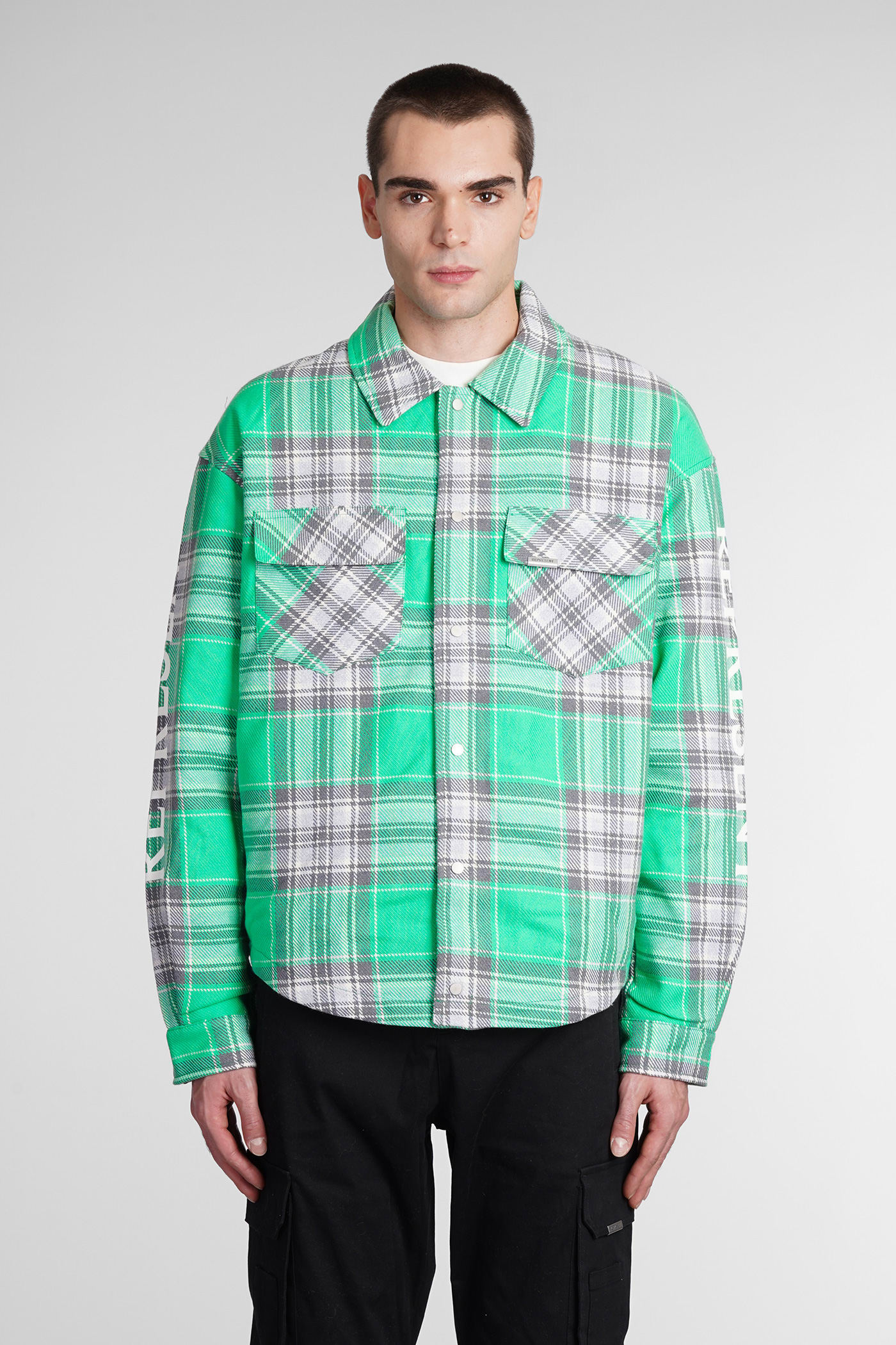 Represent Casual Jacket In Green Polyester