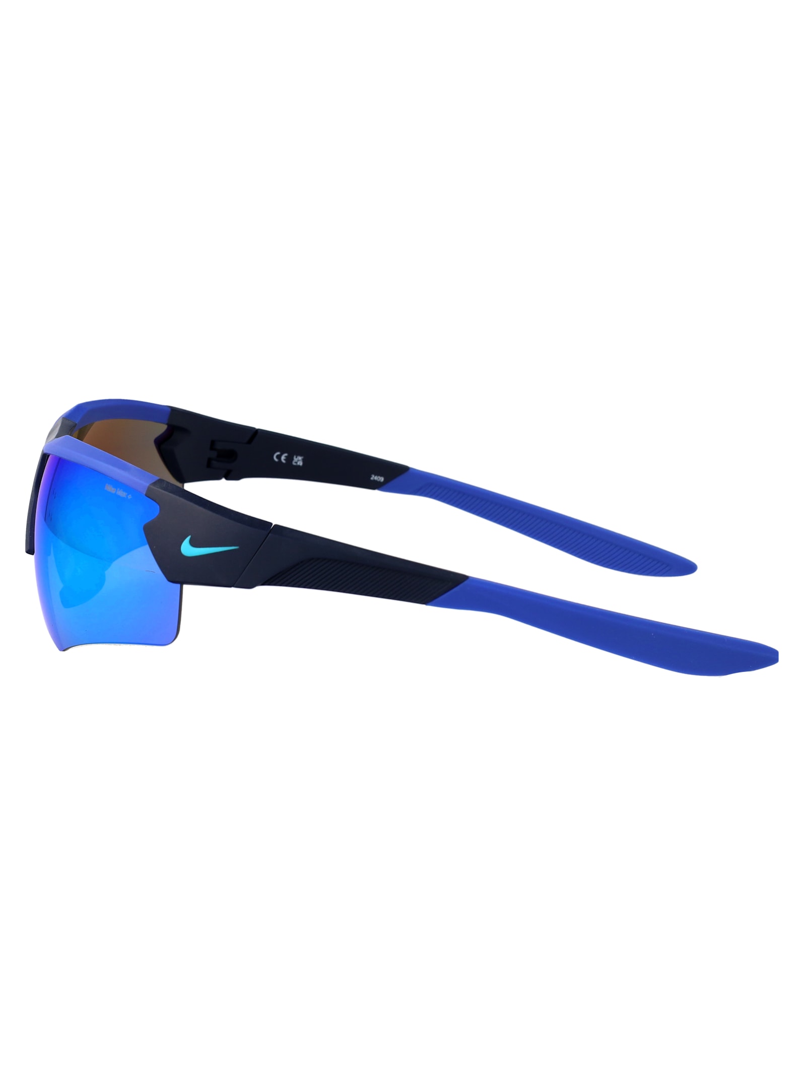 Nike Cloak Duo Shield Sunglasses In Blue
