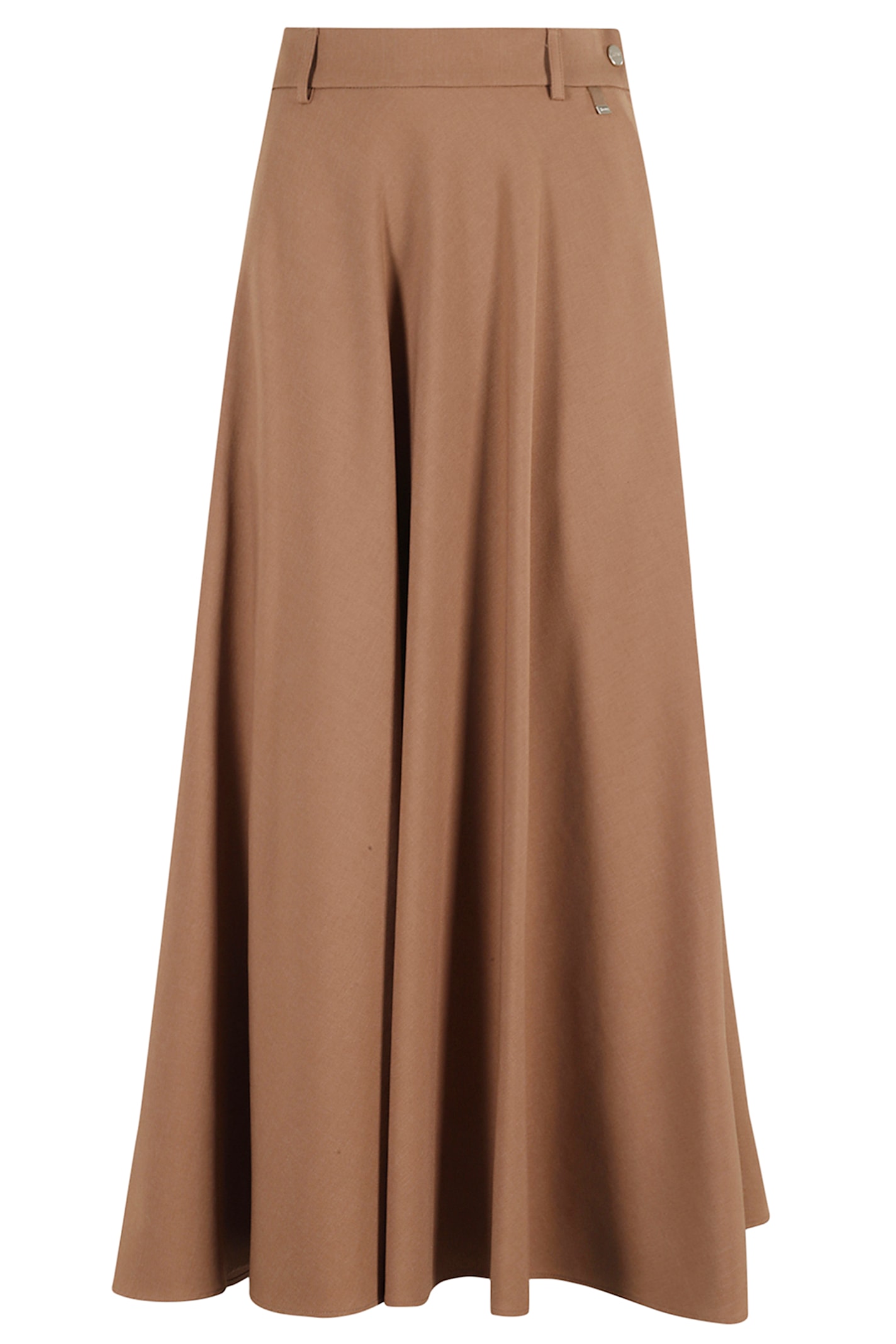 Herno Svasata Con Bottone In Brown