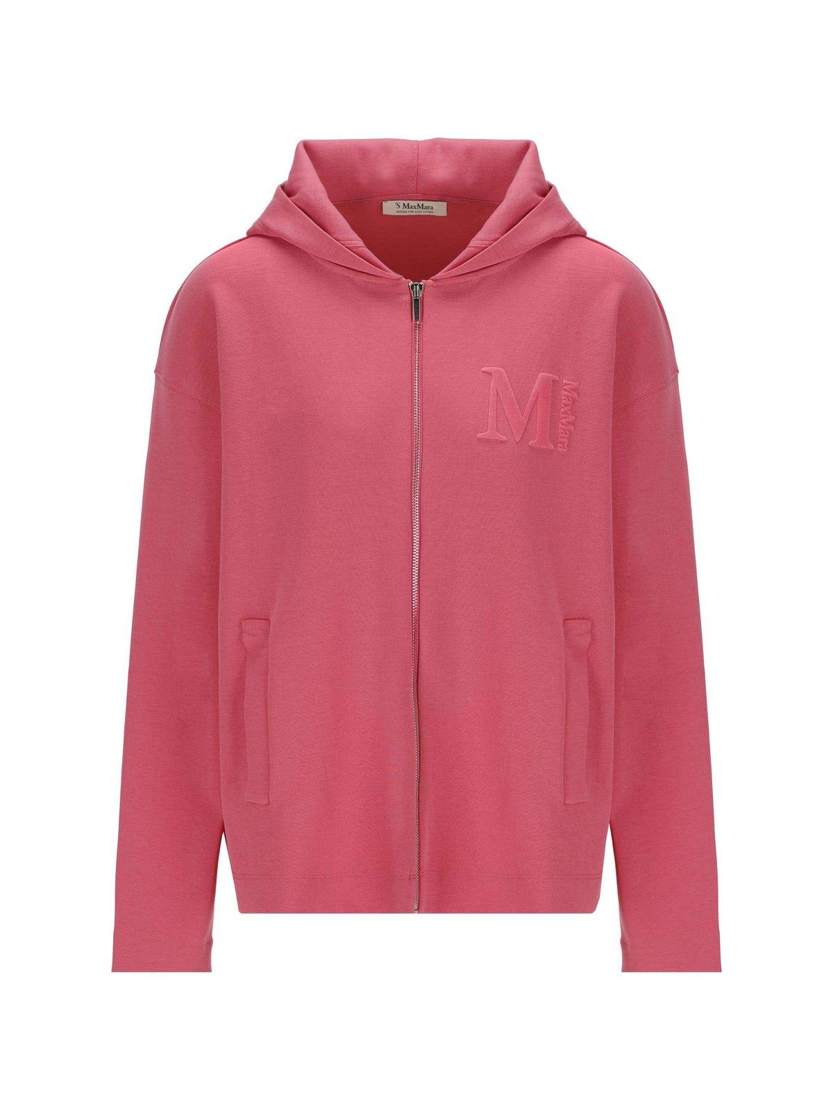 'S MAX MARA LOGO EMBROIDERED JACKET