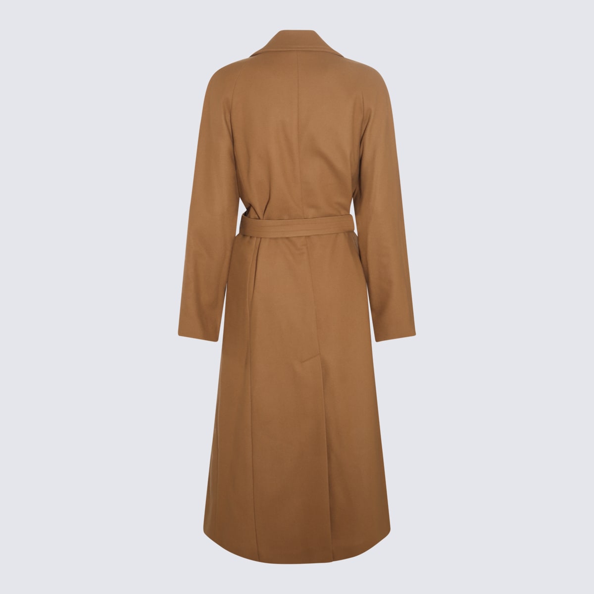 Shop Apc Camel Brown Wool Blend Coat