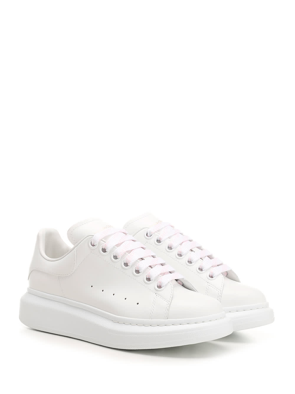 Shop Alexander Mcqueen Total White Oversize Sneakers