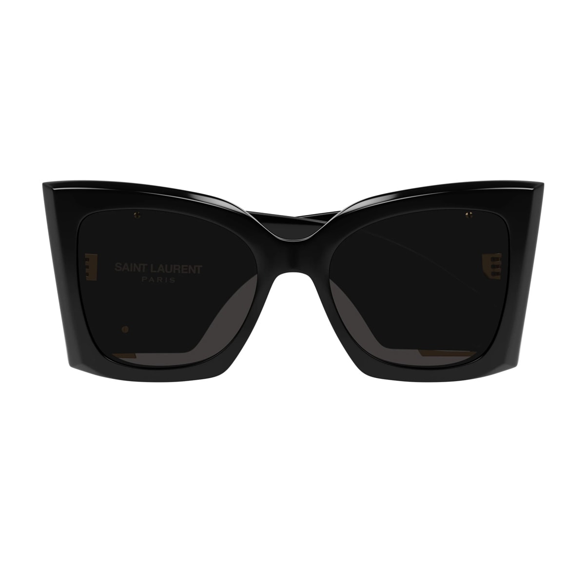 Saint Laurent Blaze Acetate Cat-eye Sunglasses In Black