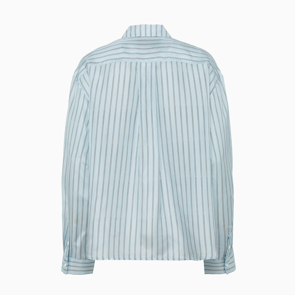 Shop Herskind River Shirt In Light Blue Stripe