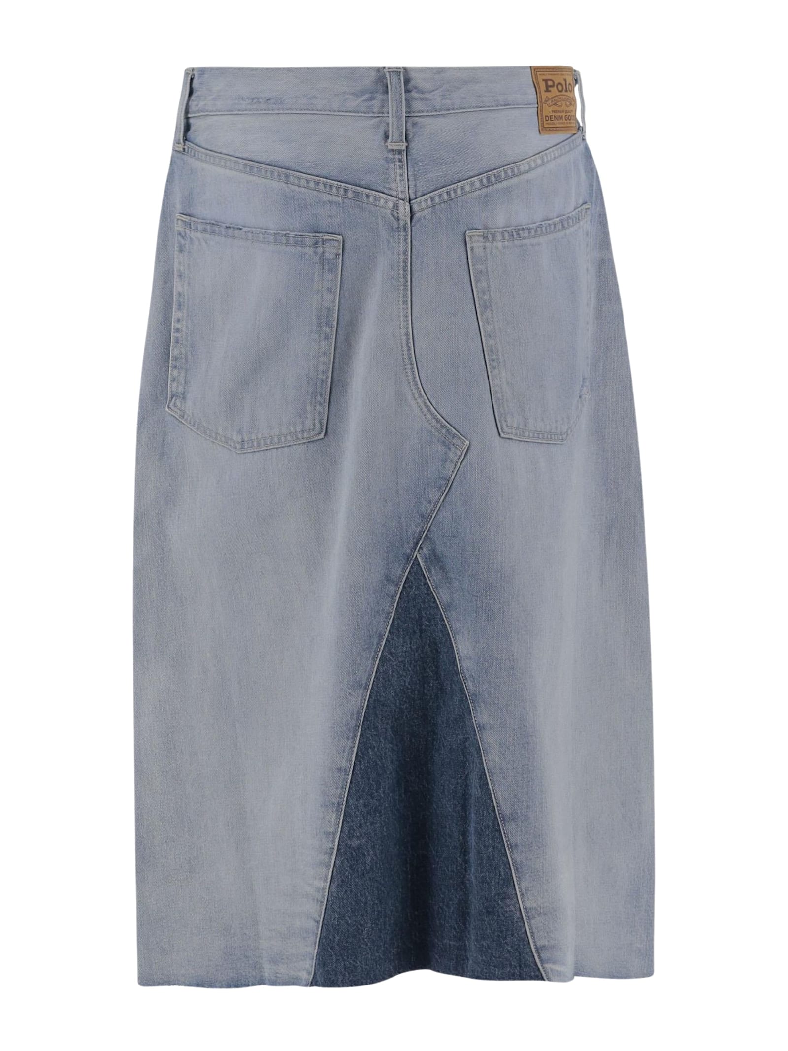 Ralph Lauren Cotton Skirt With Logo In Blue