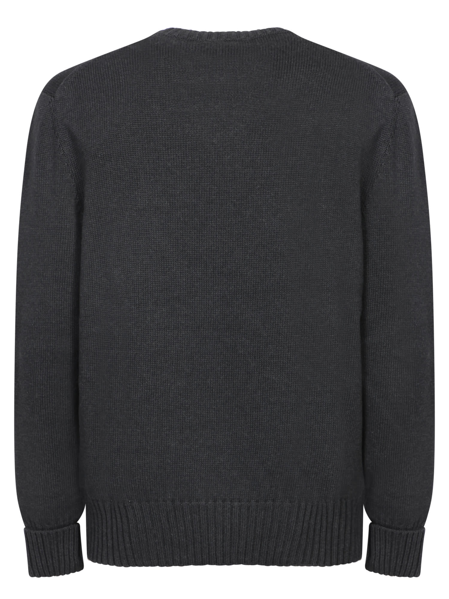 Shop Alexander Mcqueen Graffiti Logo Black Sweater