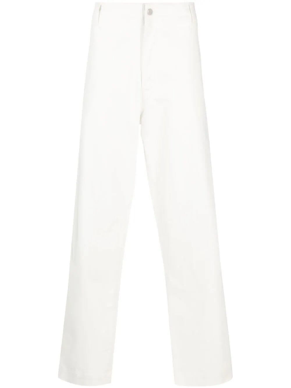 Shop Emporio Armani Trouser In Shell