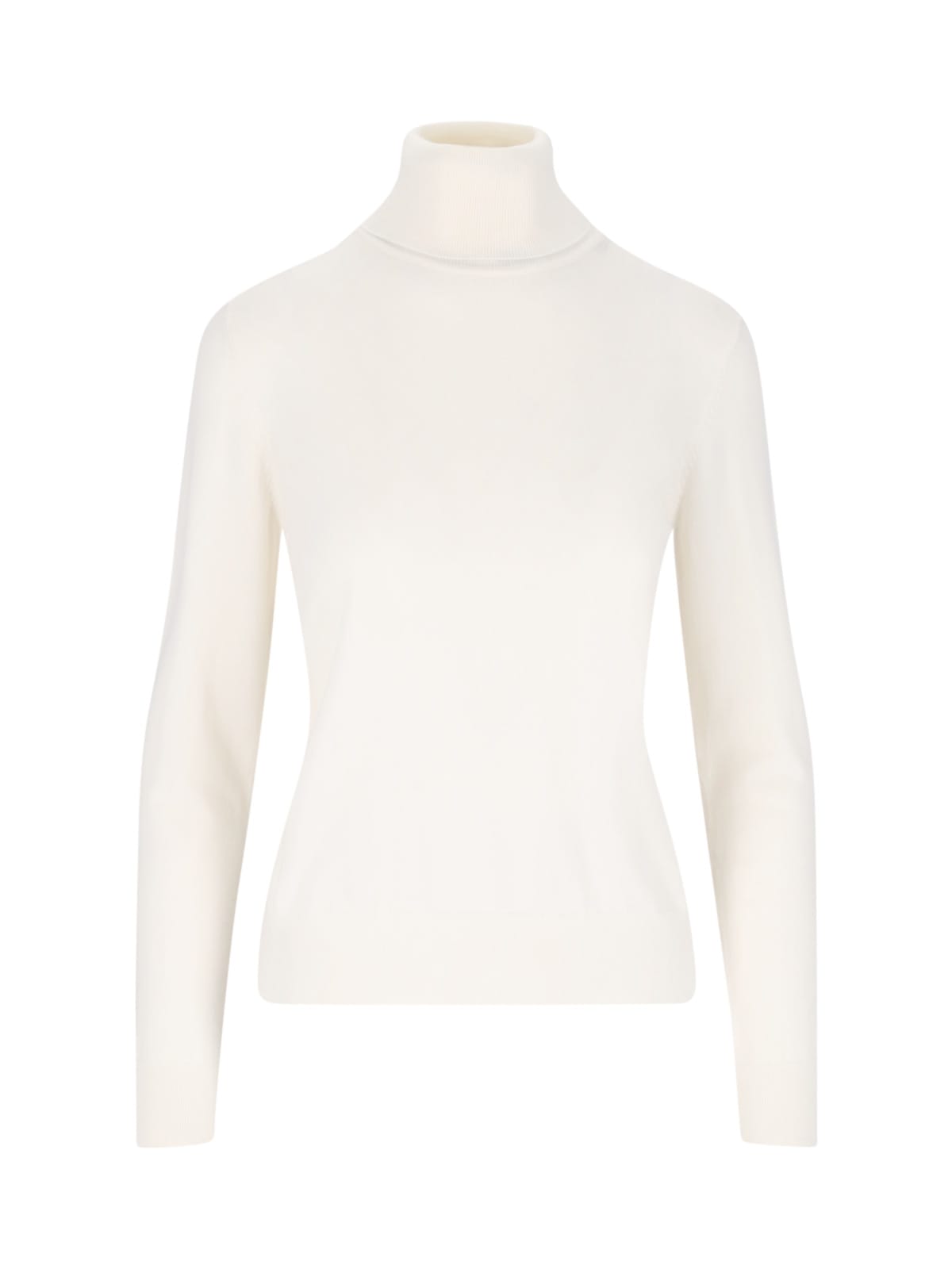P.a.r.o.s.h Ribbed Turtleneck Sweater In White