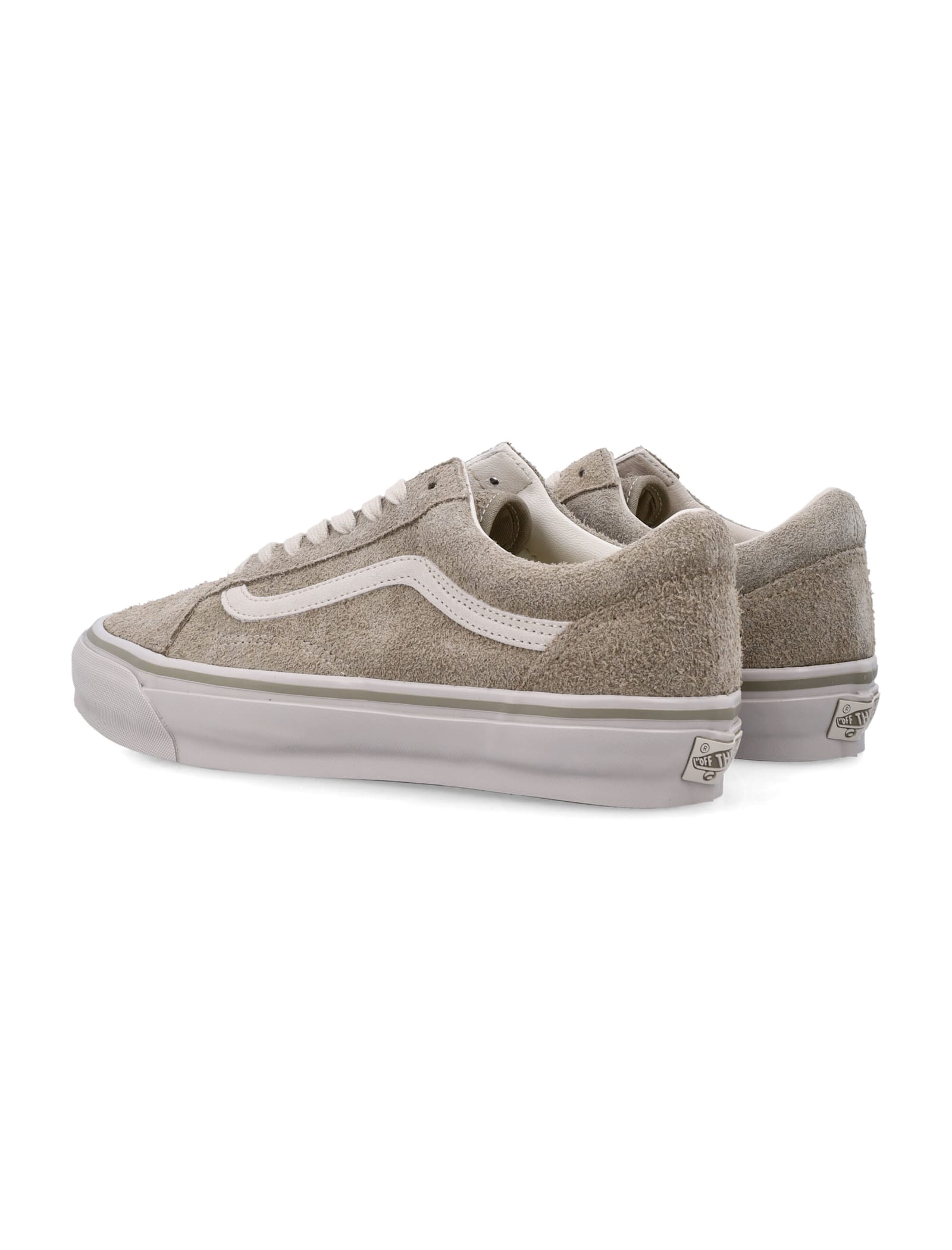 Vans Lx Old Skool Beige Suede Sneakers In Multi
