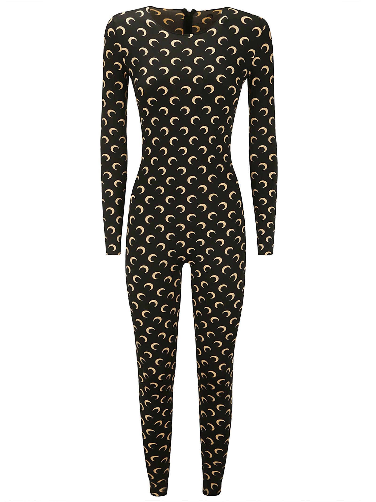 Moon Printed Jersey Catsuit