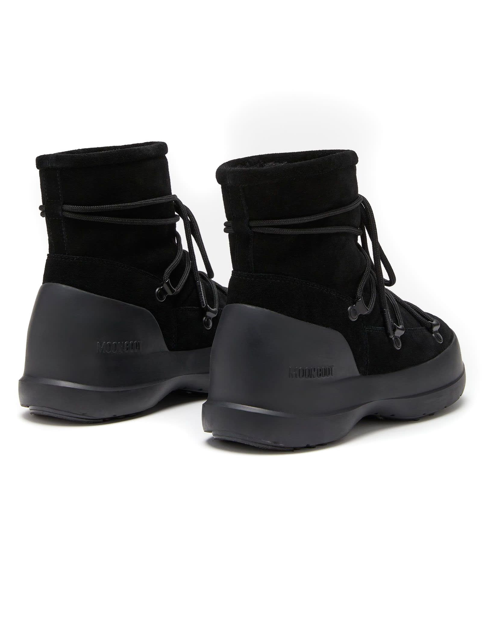 Shop Moon Boot Luna Black Suede Boots