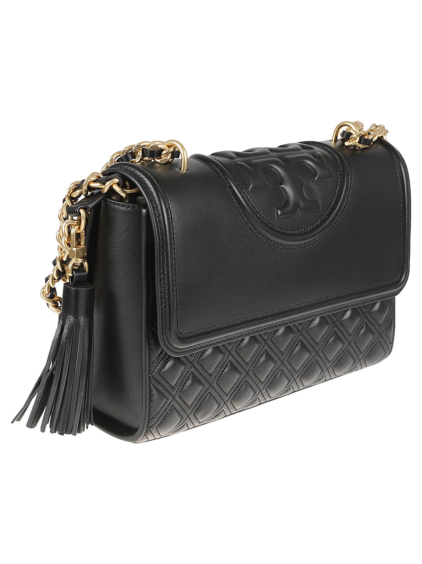 Tory Burch Fleming Convertible Shoulder Bag - Black