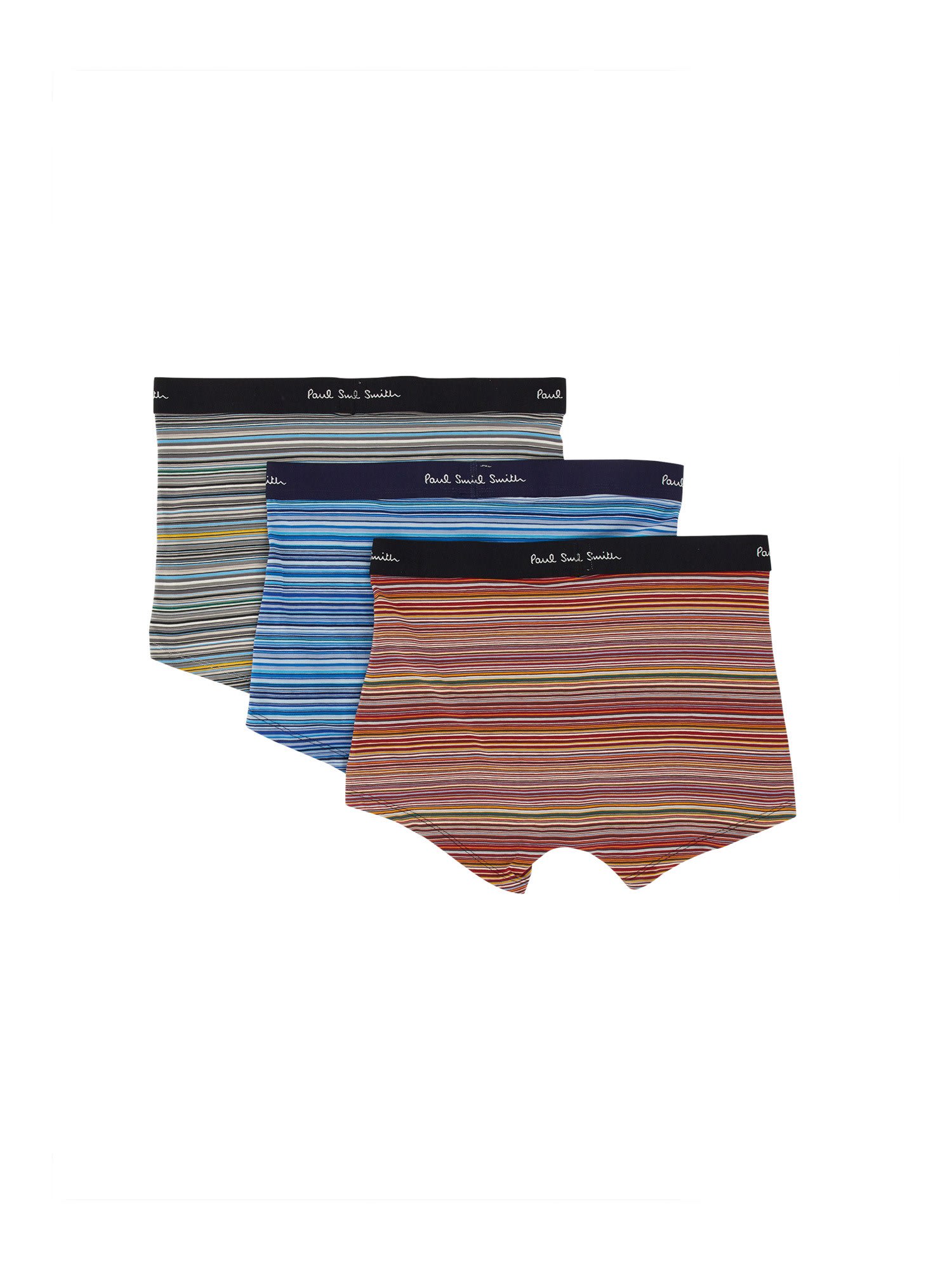 Shop Paul Smith Pack Of Three Boxers  In Multicolor