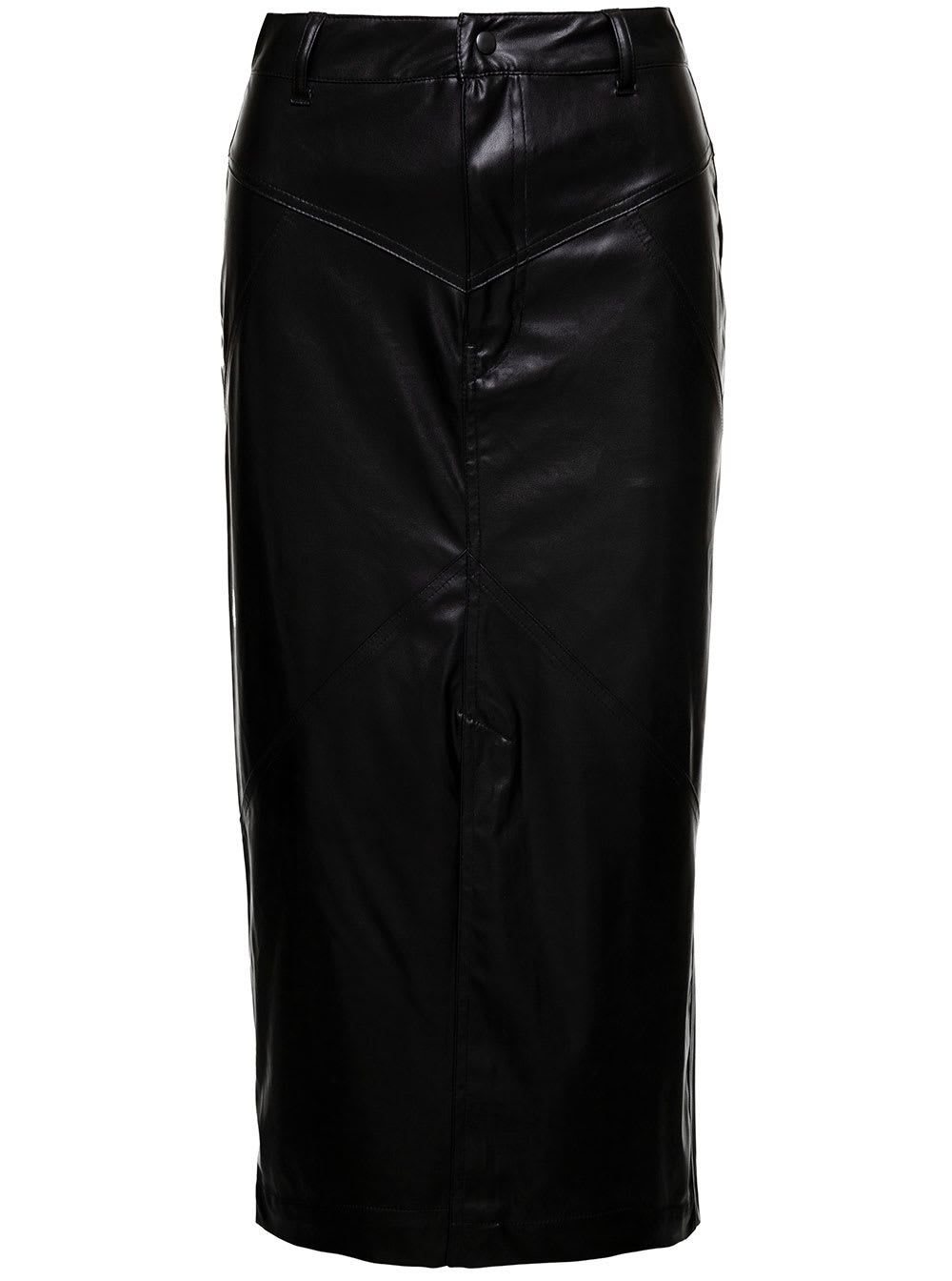 MARANT ETOILE BREANNE SKIRT IN BLACK POLYESTER