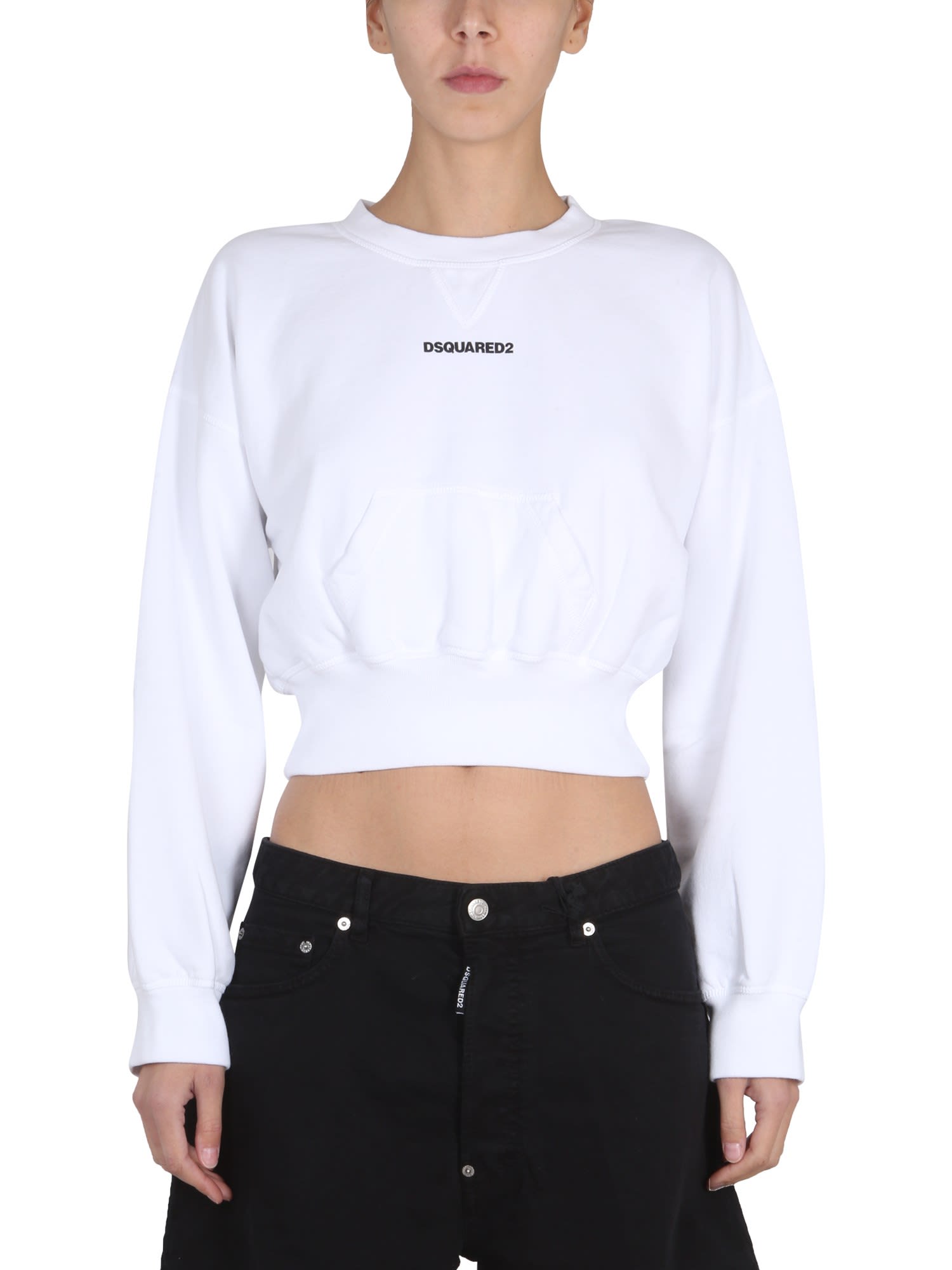 DSQUARED2 CROPPED SWEATSHIRT