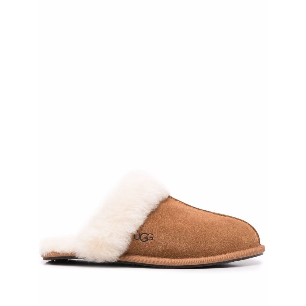 Ugg Camel Suede Scuffette Ii Slippers In Brown
