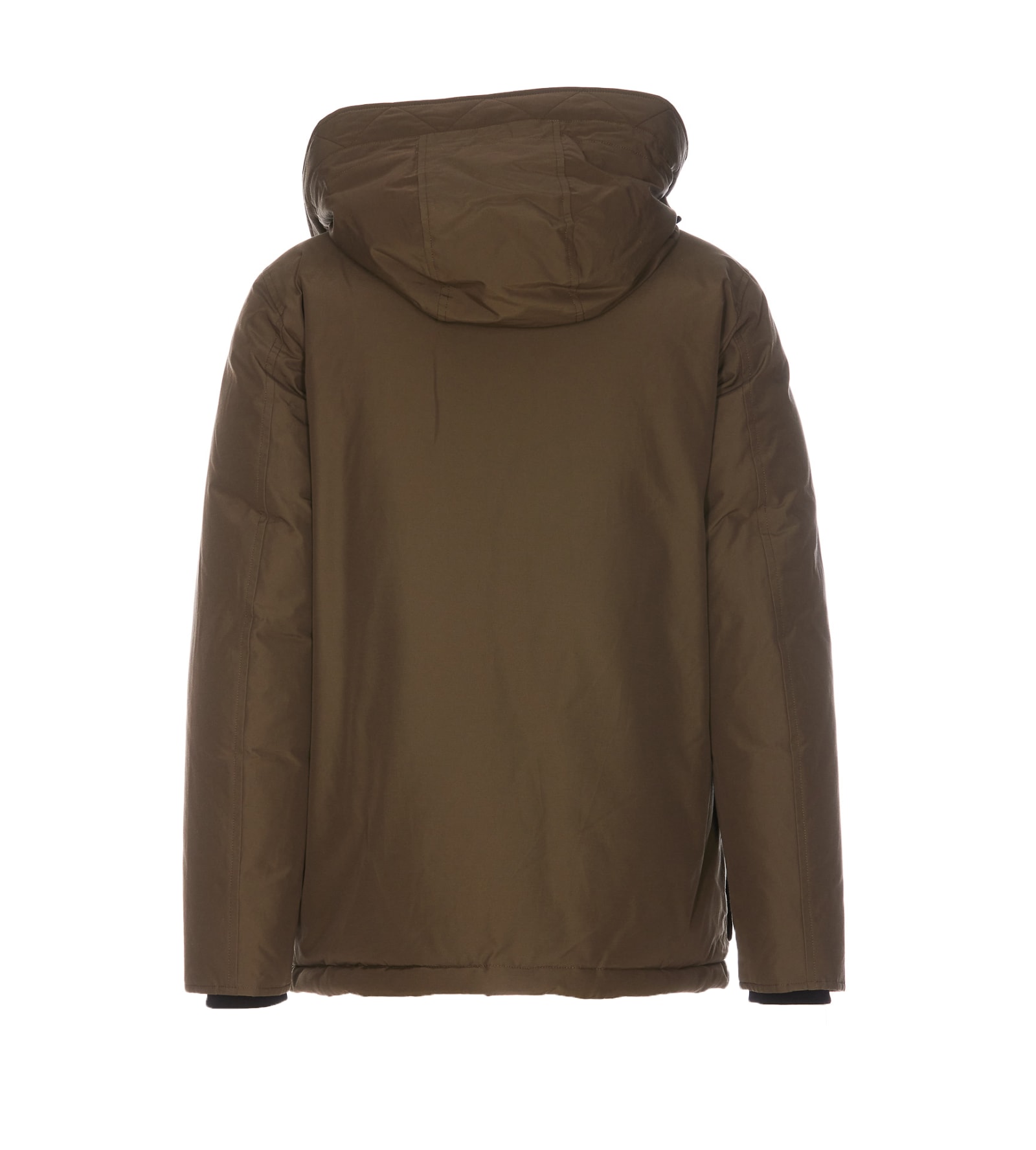 Woolrich Anorak Parka In Yellow
