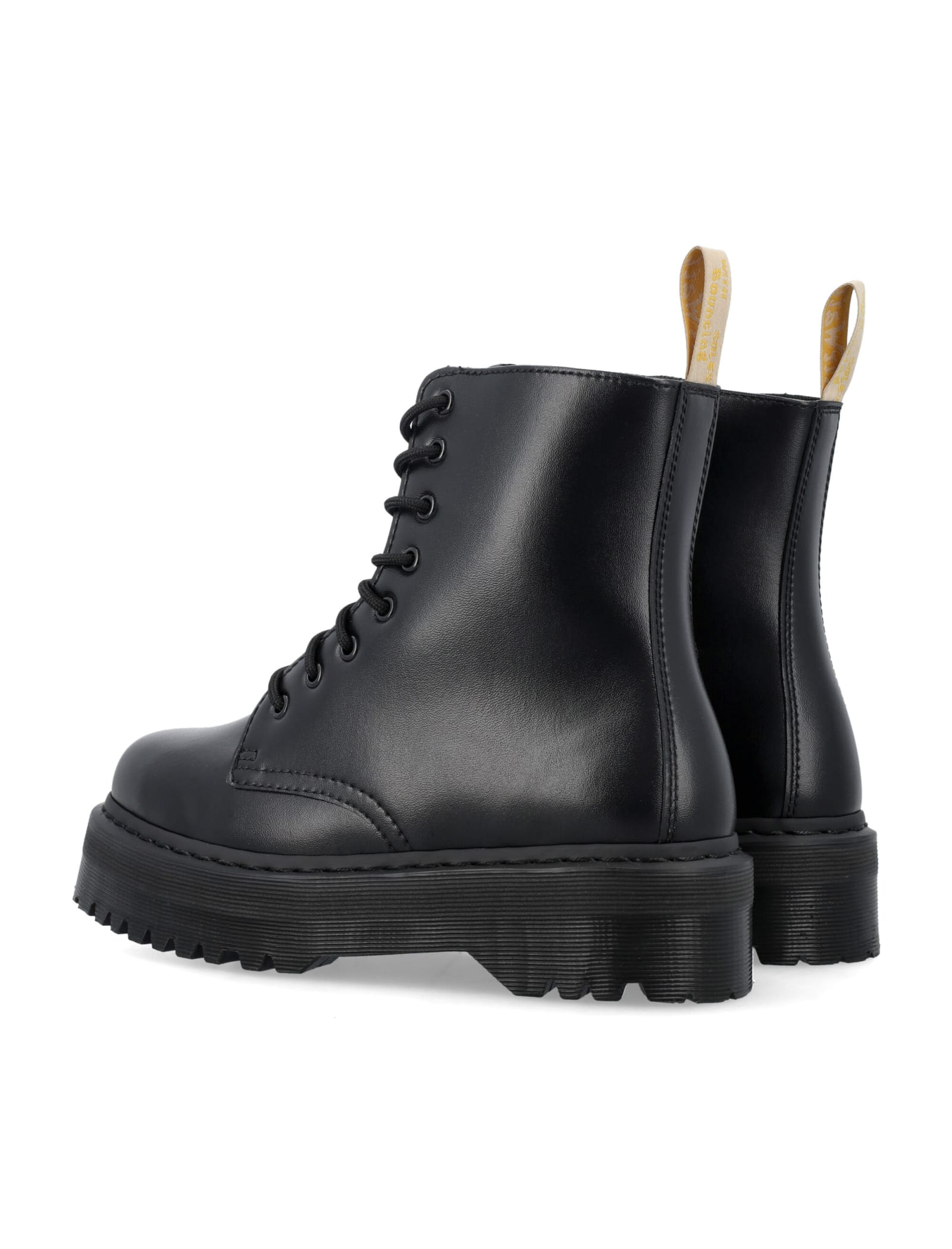 Dr. Martens Black Vegan Jadon 2 Mono Platform Boots In Black