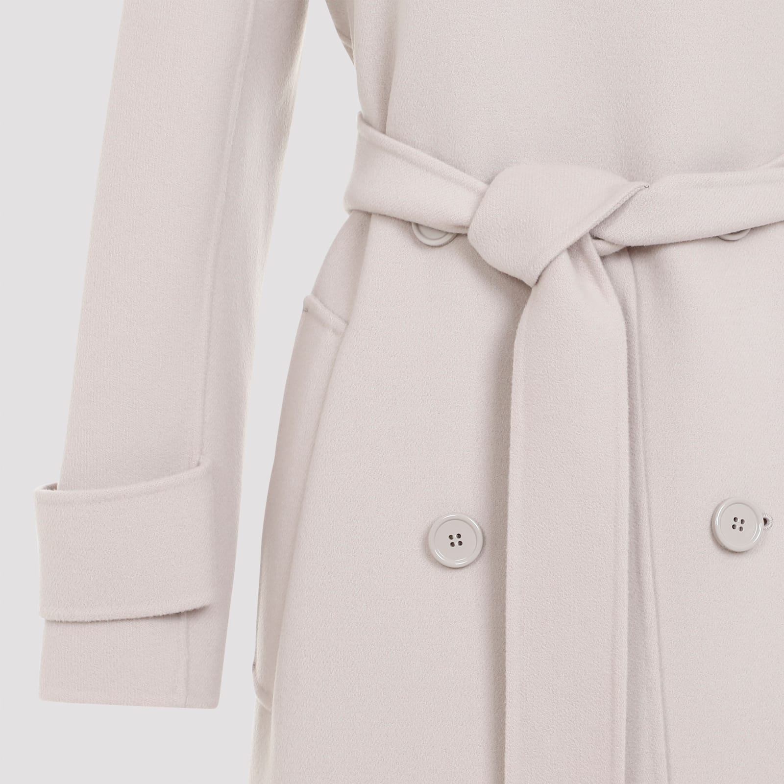 Shop 's Max Mara Hester Coat In New Ecru