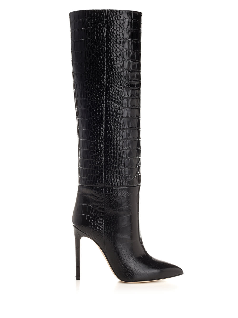 Shop Paris Texas Embossed Leather Boots In Nero
