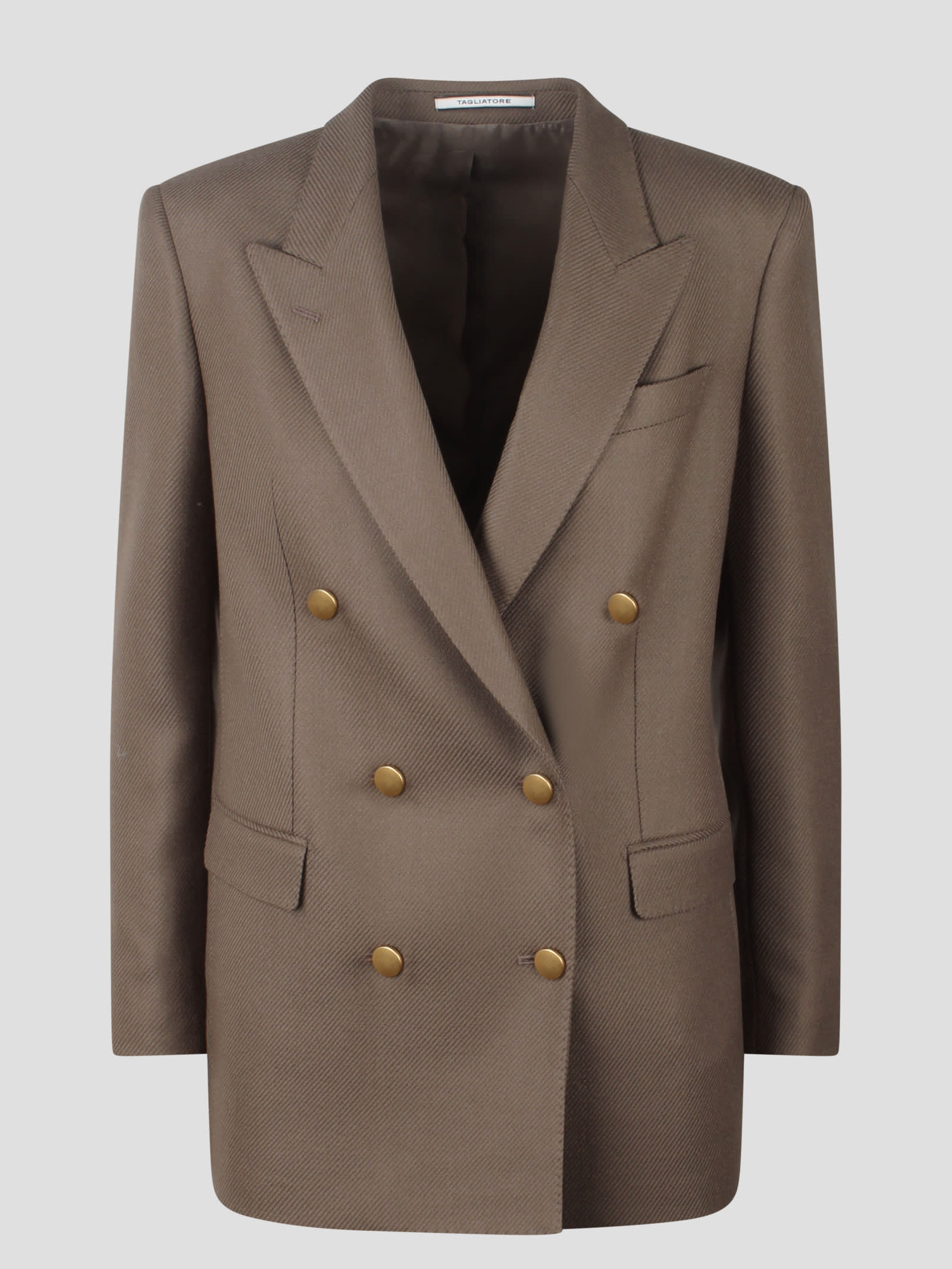 Shop Tagliatore Jasmine Blazer In Brown